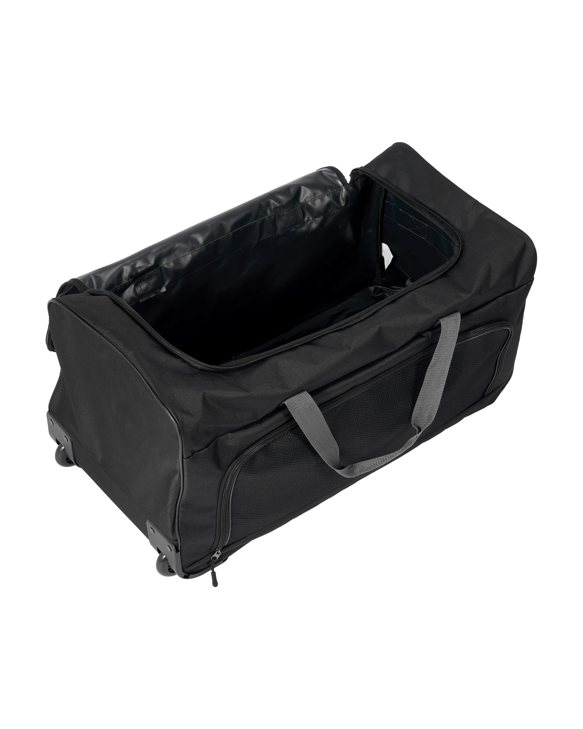 4 Large Duffle Bag with Wheels - Black, 4 of 8
