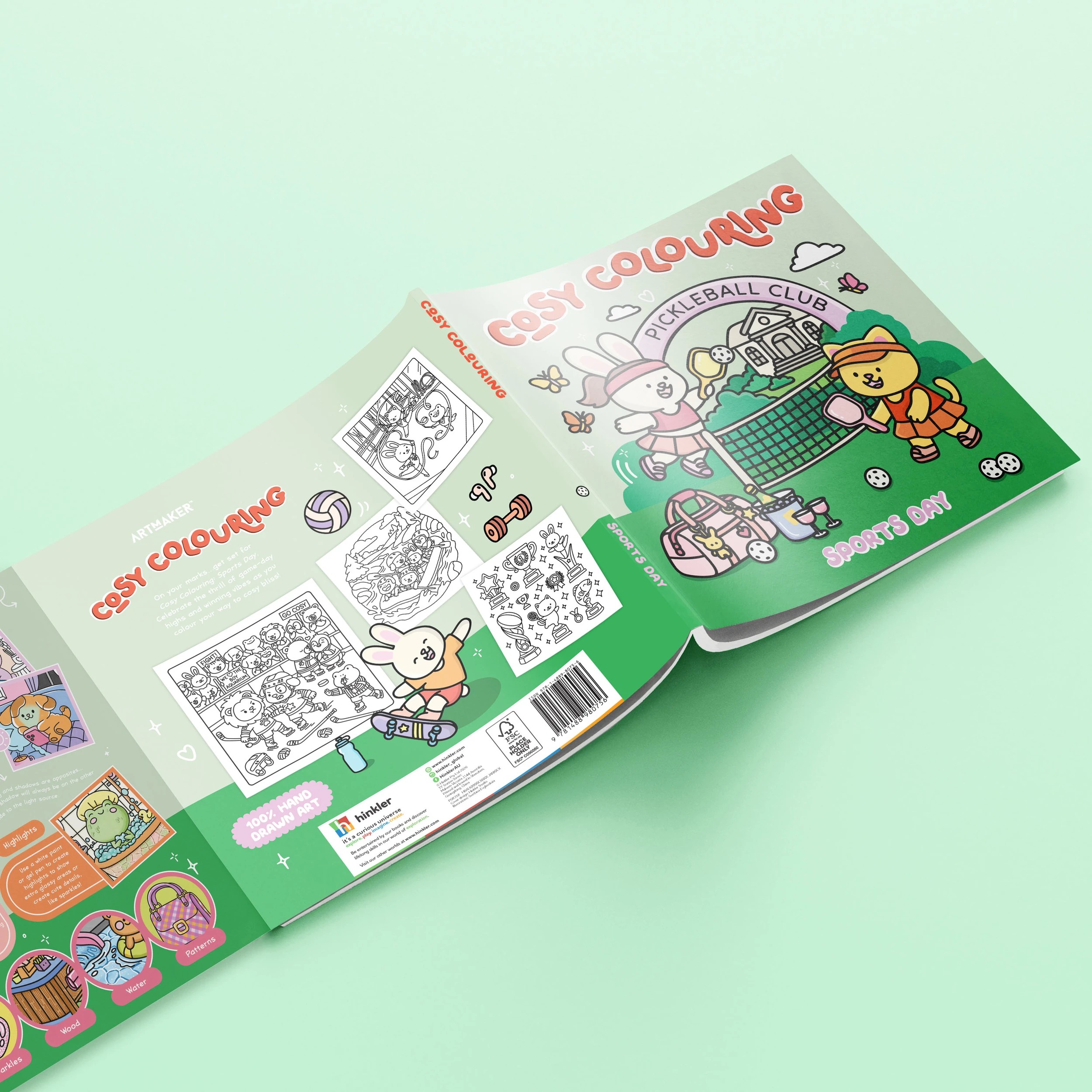 5 Cosy Colouring Sports Day - Book, 5 of 5