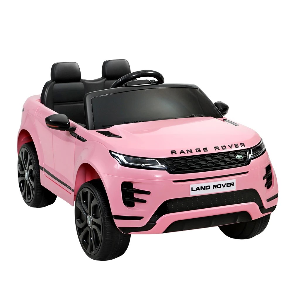 1 Kids Electric Ride On Car Land Rover Licensed Toy Cars Remote 12V Battery - Pink, 1 of 5