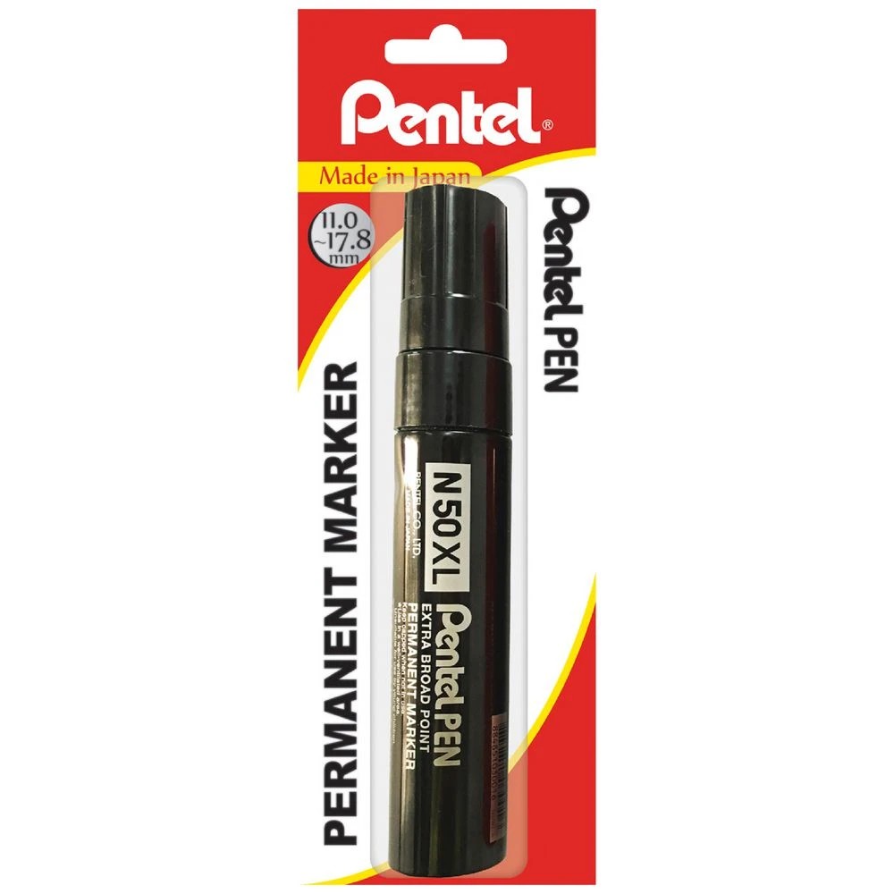 1 Pentel N50XL Jumbo Permanent Marker Black, 1 of 6