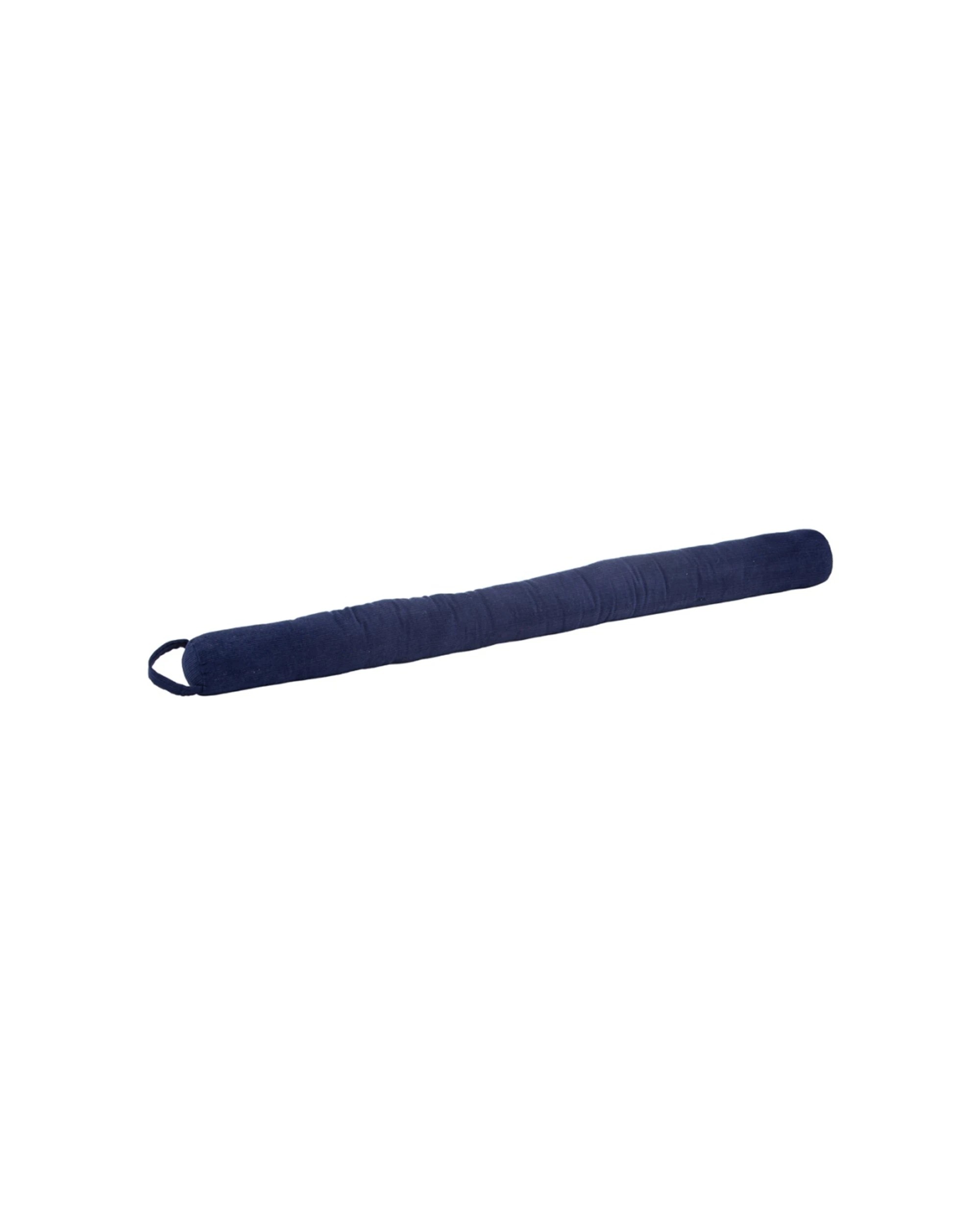 1 Ladelle Mossman Corduroy Coastal Weather Draught Excluder With Handle Navy - Blue, 1 of 1
