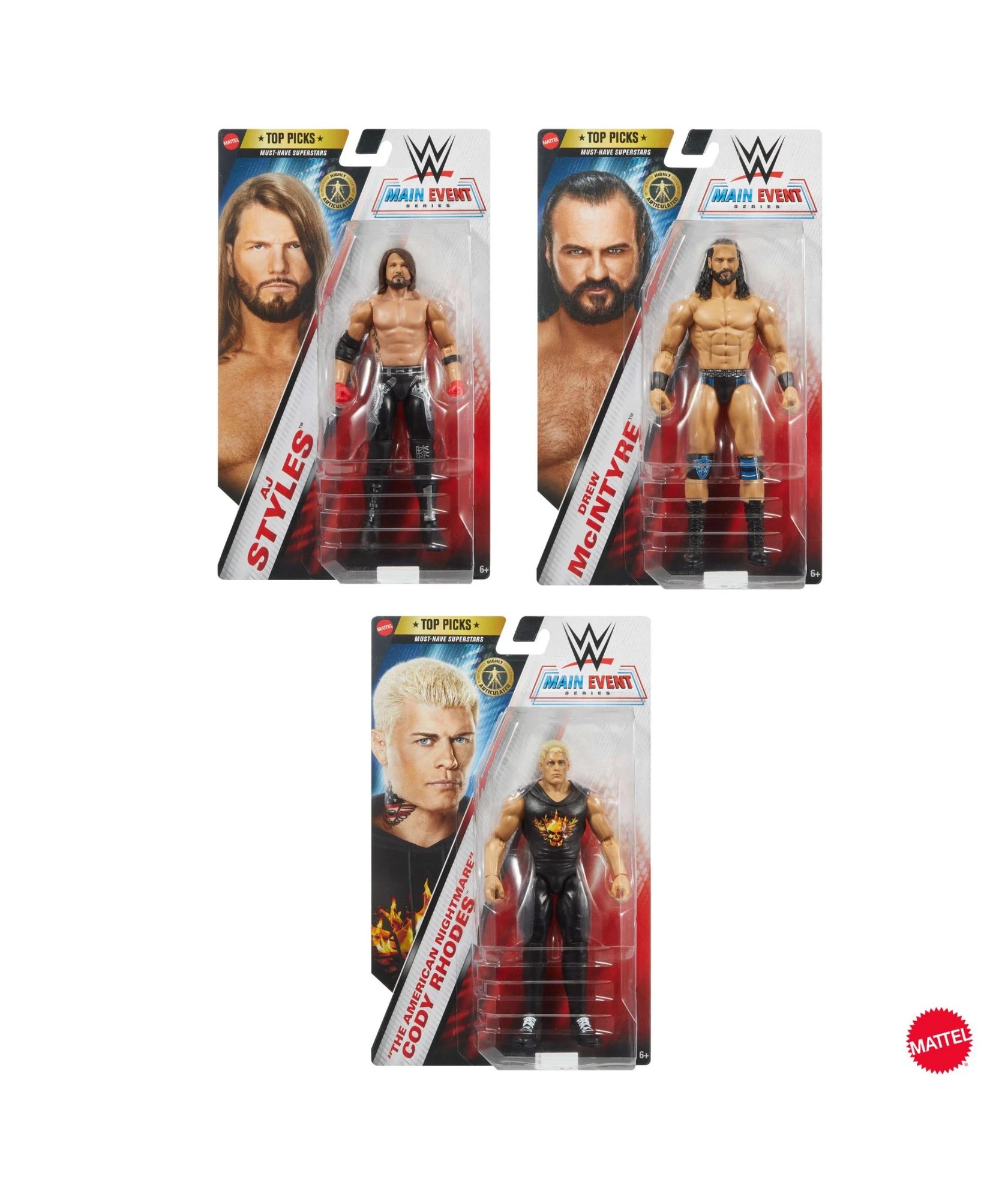 Mattel WWE Top Picks Action Figures - Assorted* - Multi - Kmart