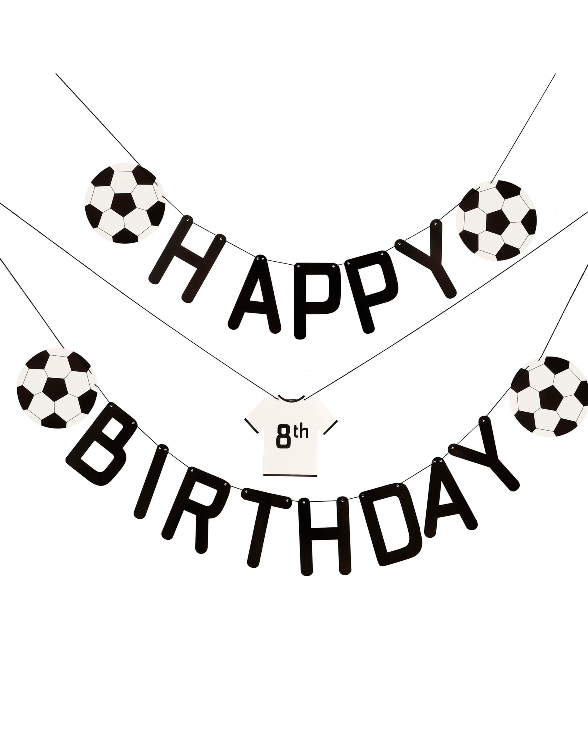 1 Ginger Ray Ginger Ray Kick Off the Party Add An Age Banner Kit, 1 of 4