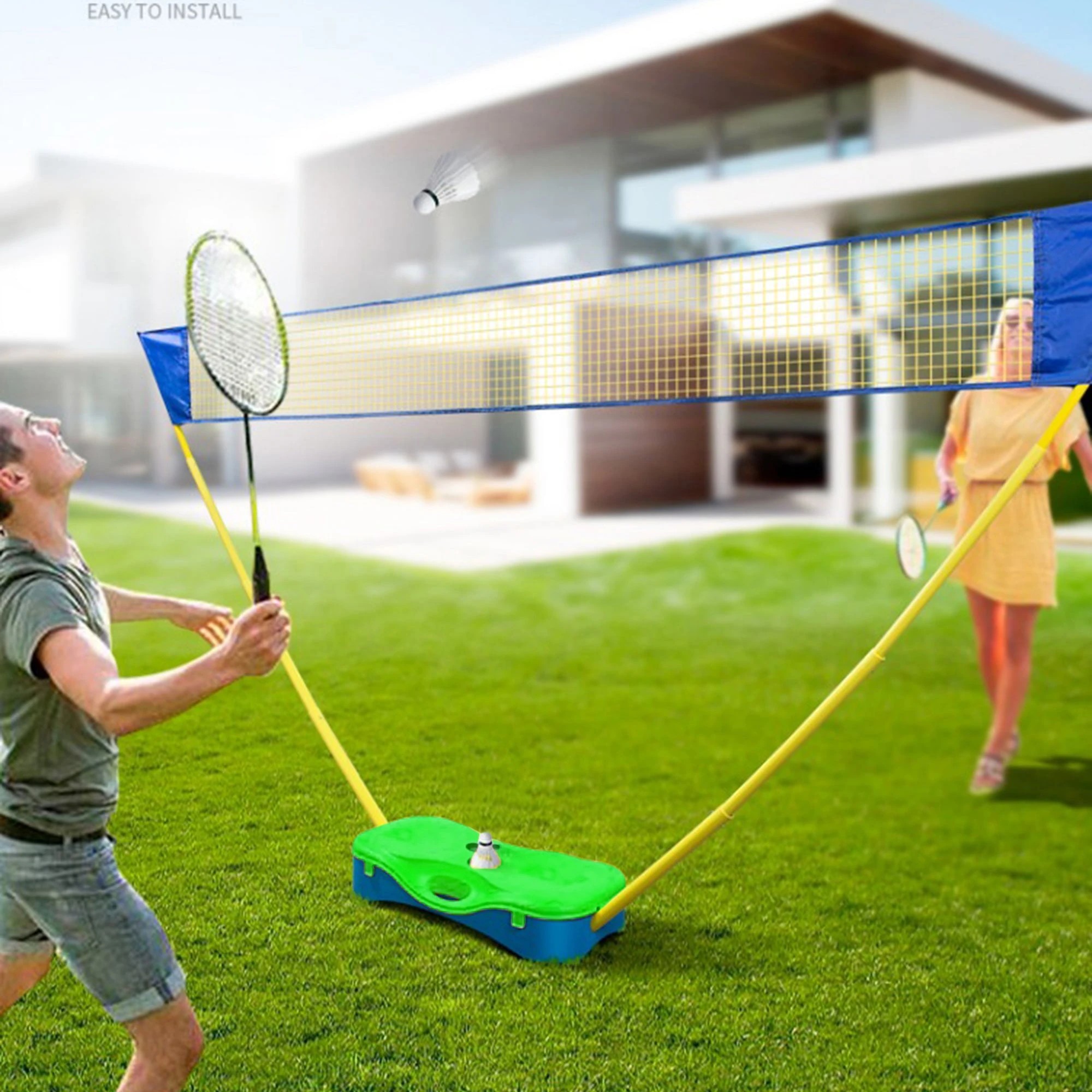 8 Elora Portable 3 In 1 Badminton Tennis Set Volleyball Outdoor Net Set, 8 of 10