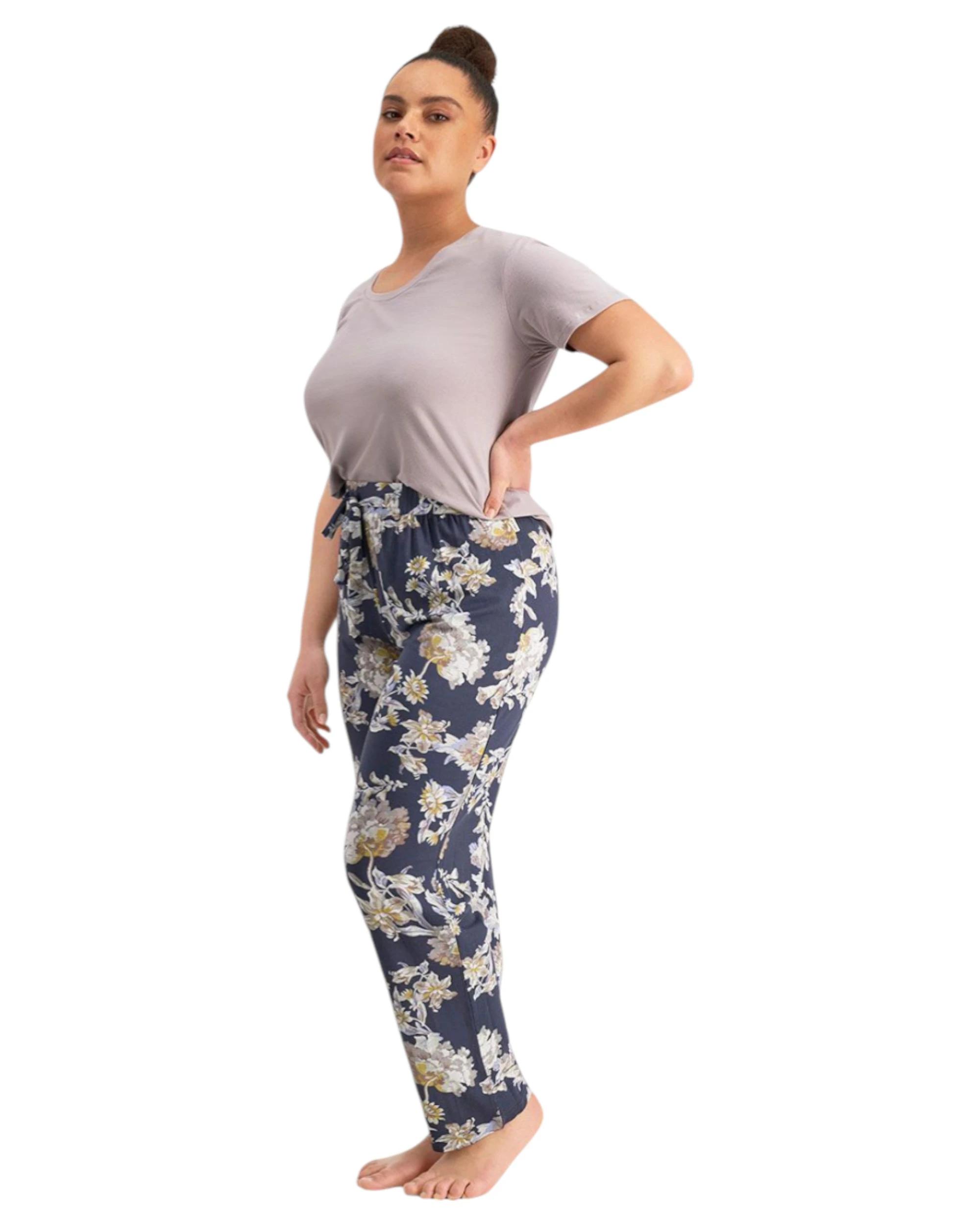 2 Jockey Womens Life Pant Wide Leg Loungewear French Marigold French Marigold, 2 of 3