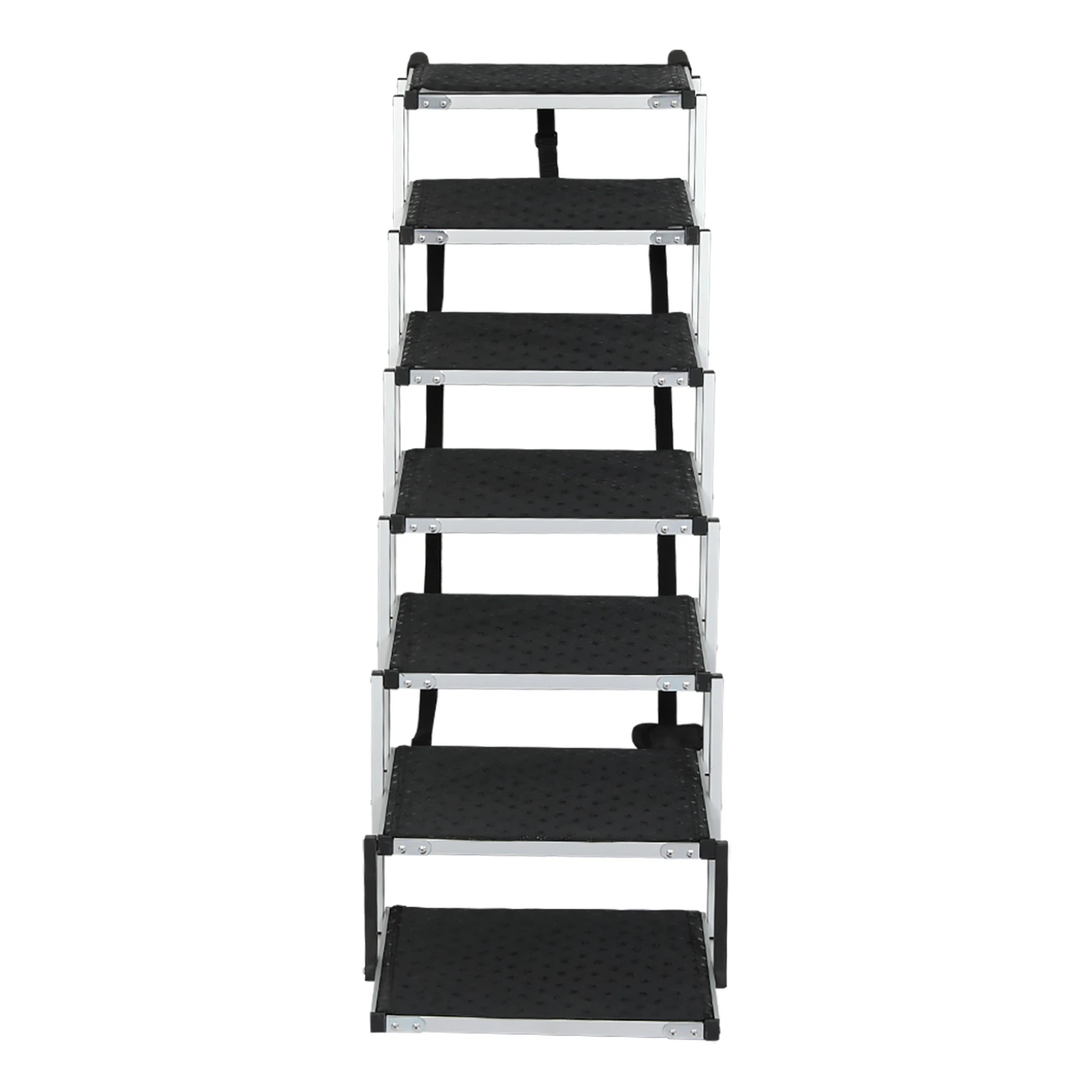 2 Pawz Dog Ramp 7 Steps In Colour - Black - Black, 2 of 9