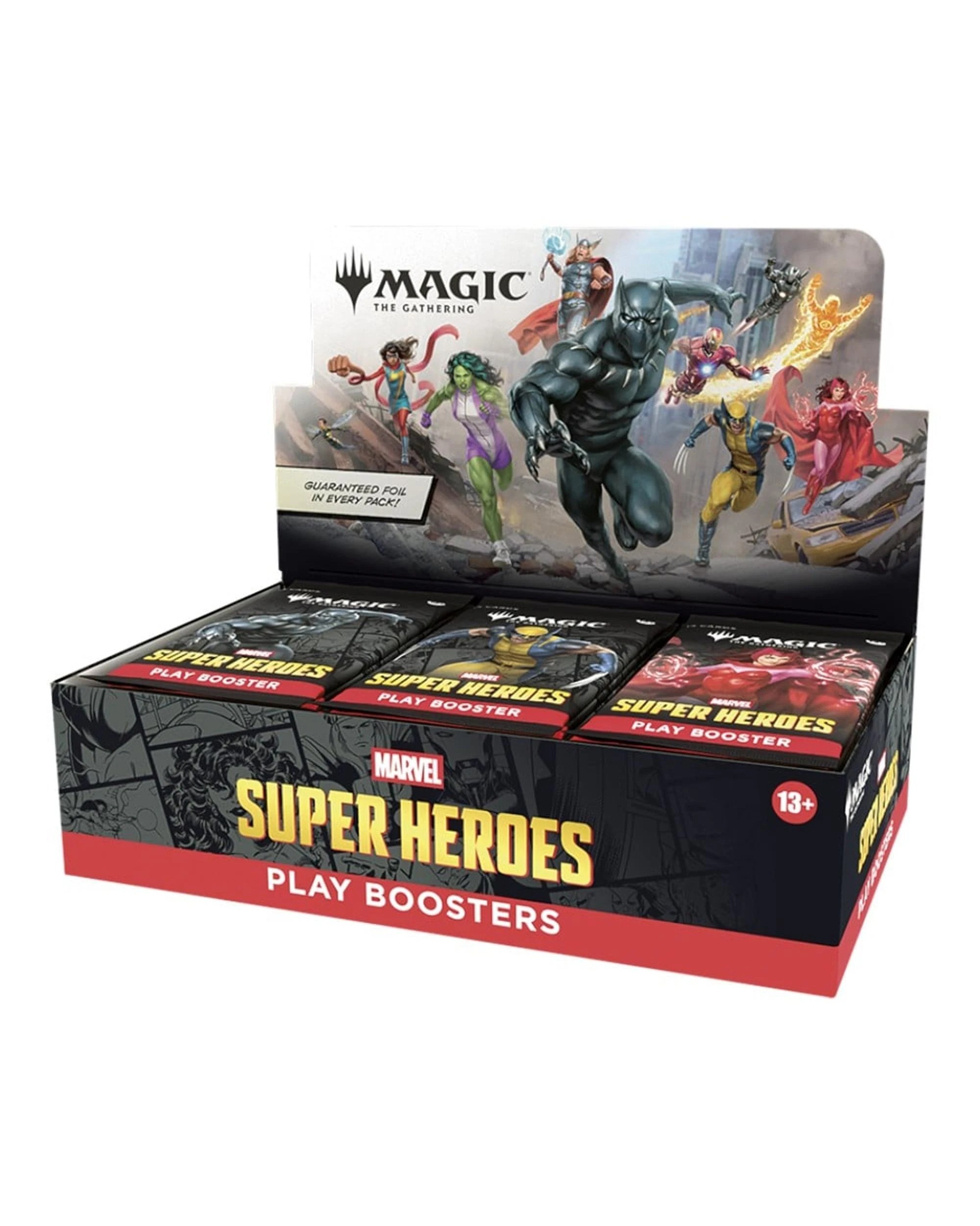1 Magic the Gathering: Marvel Superheroes Play Booster Box, 1 of 2