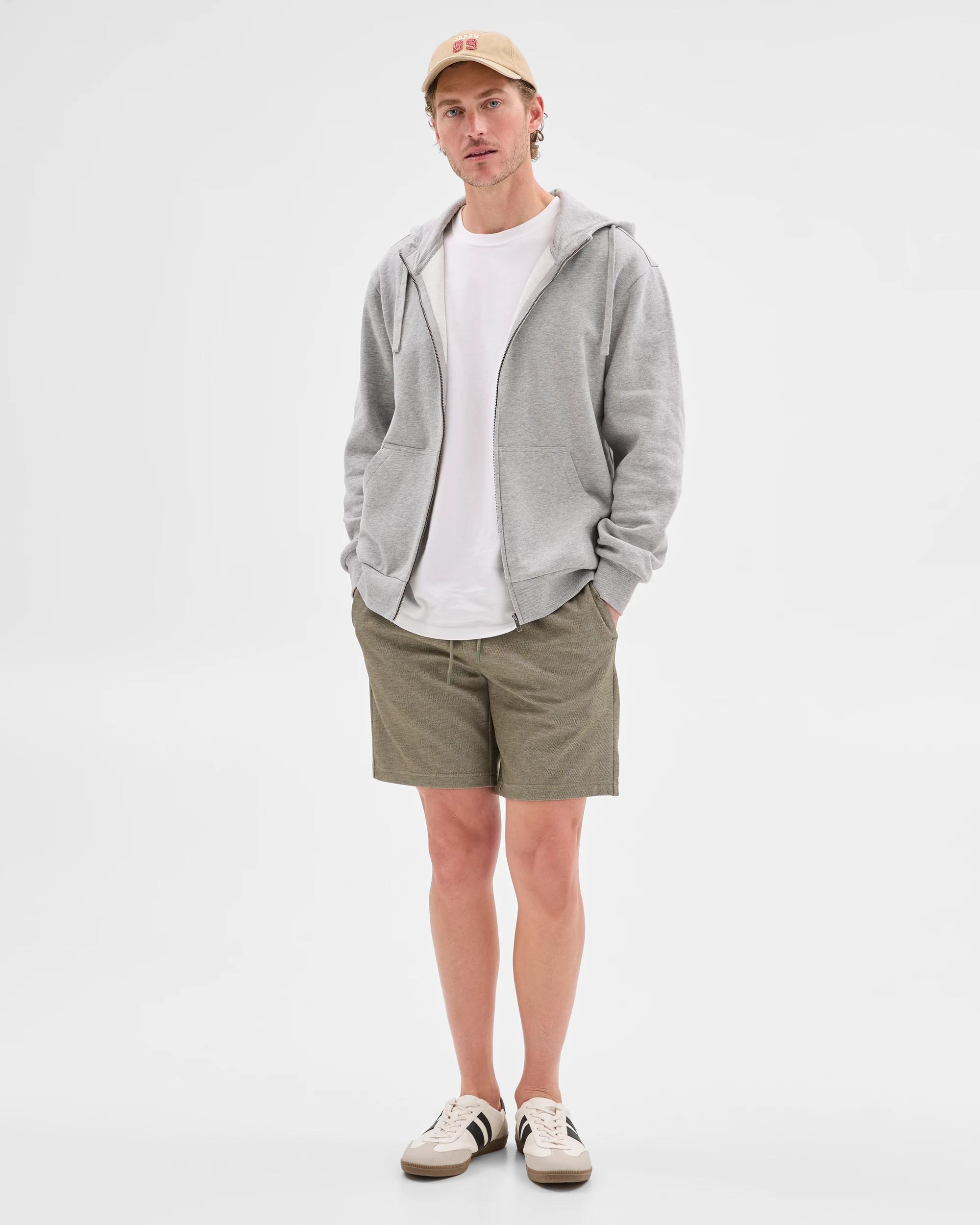 3 Target Zip Through Hoodie GREY MARLE, 3 of 5