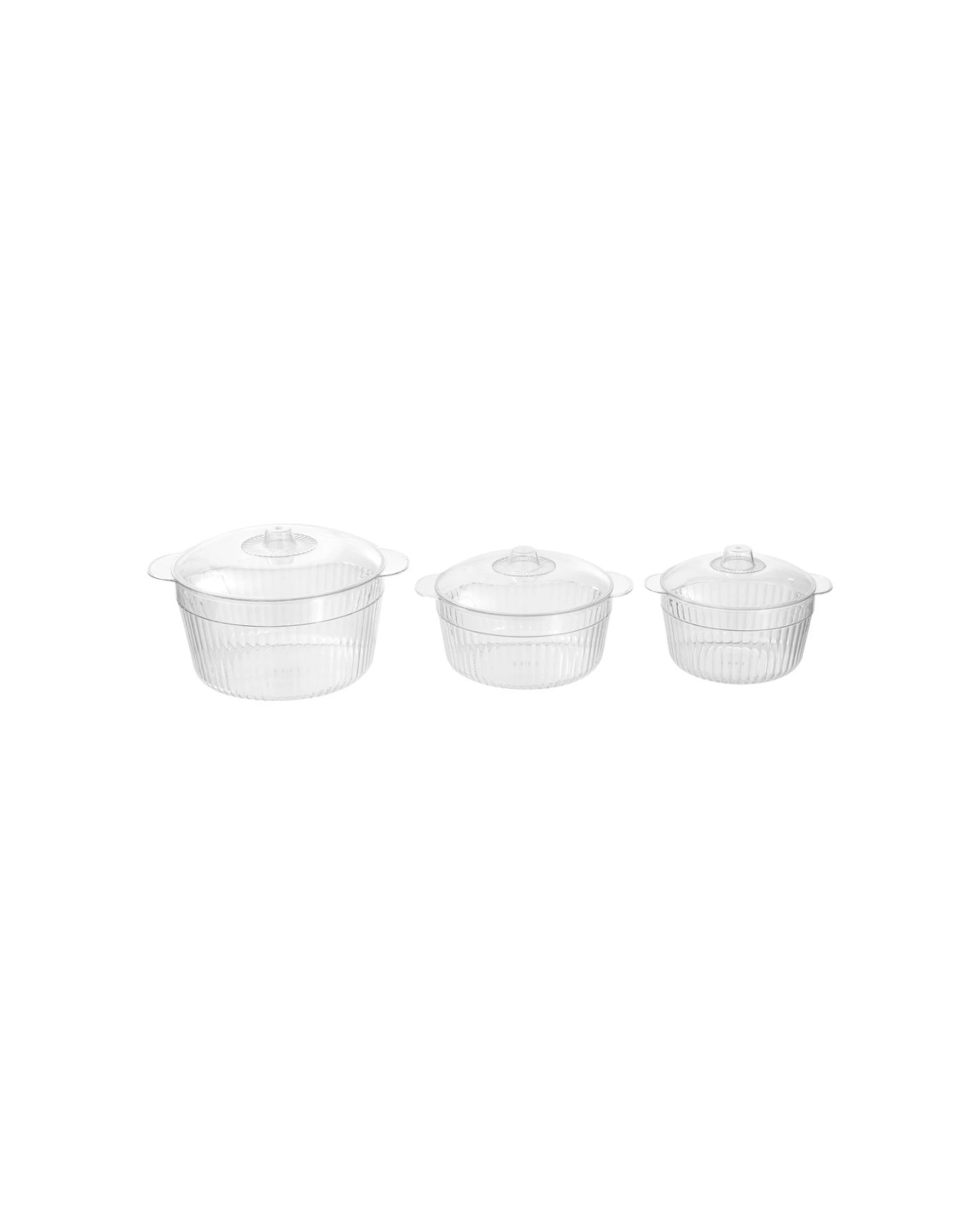 8 Lemon & Lime 6pk Crystal Vista Lidded Food Storage Bowl 1.5L - Clear, 8 of 8