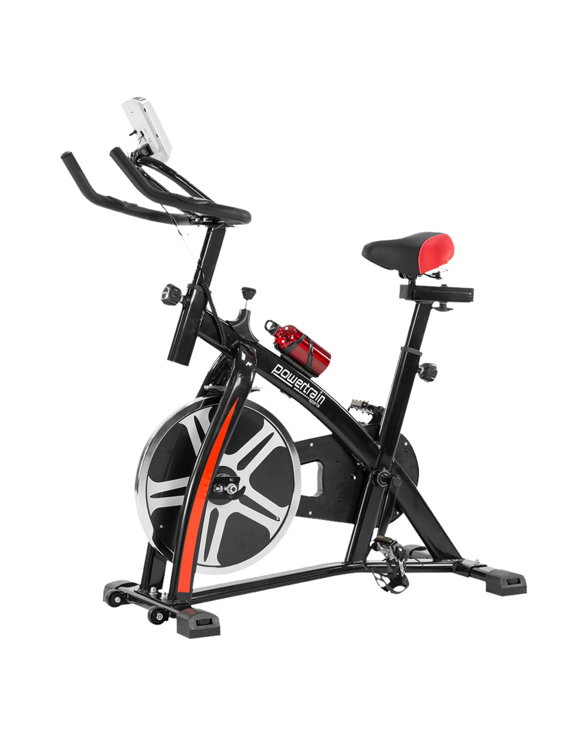 1 Powertrain Home Gym Flywheel Exercise Spin Bike, 1 of 9