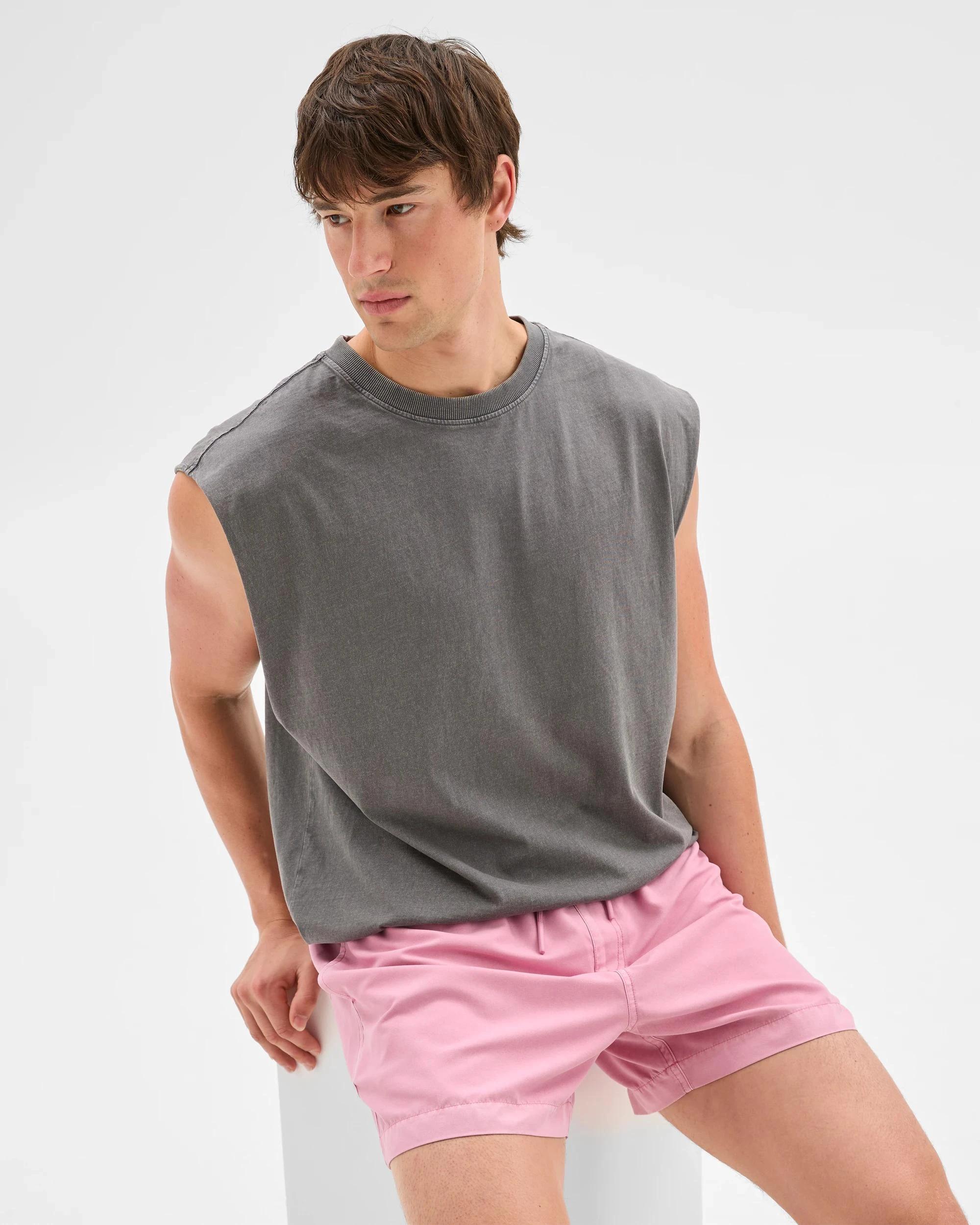 1 Commons Washed Swim Shorts WASHED PINK, 1 of 5