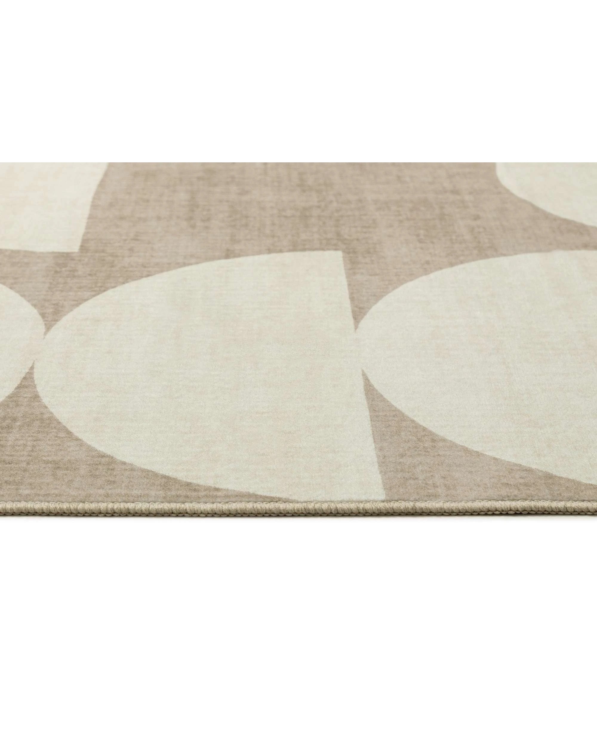 6 Loopsie Tendo Geometric Washable Rug-370cm x 270cm - Beige, 6 of 7