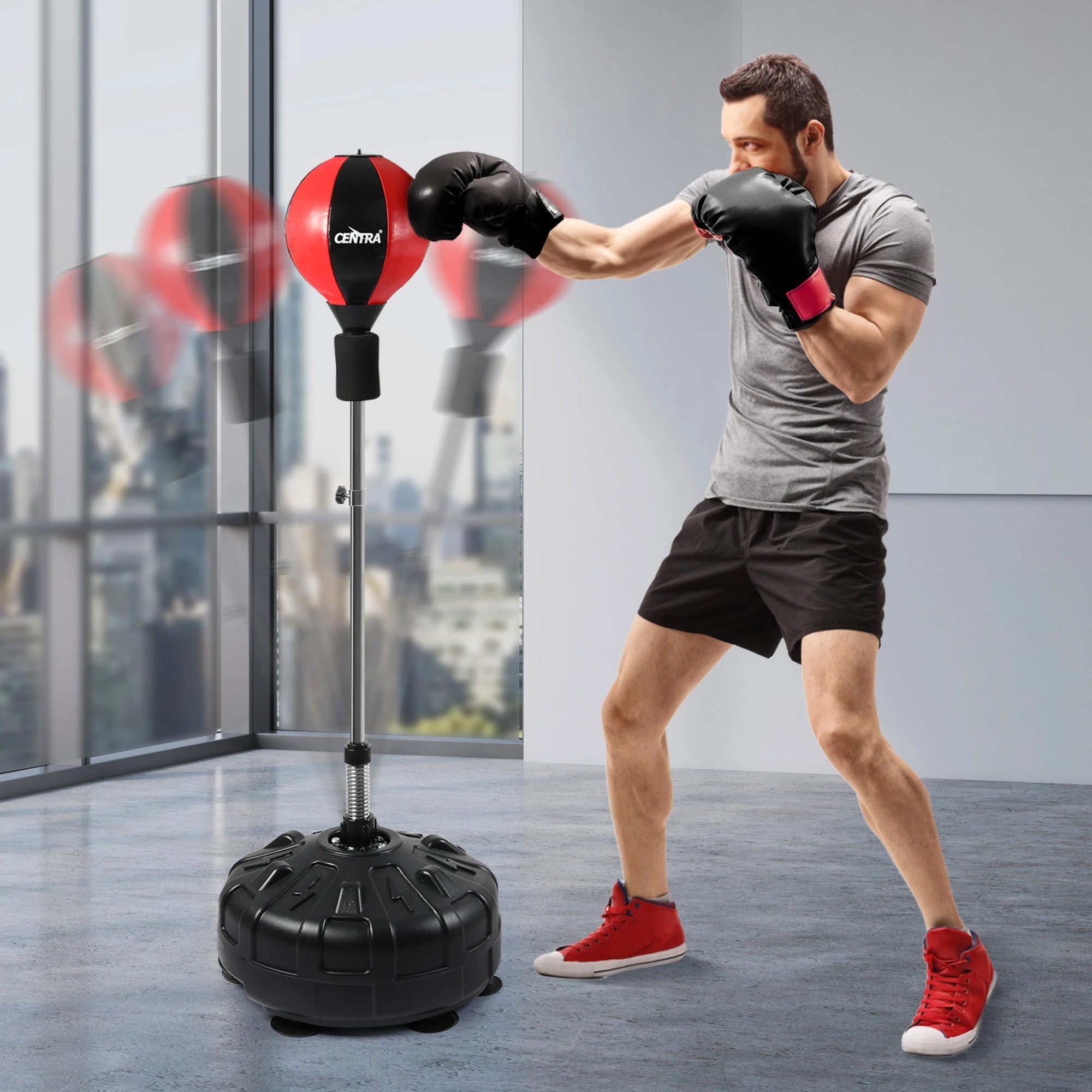 7 Centra Boxing Punching Bag Speed Ball Free Standing Reflect Reaction Training, 7 of 9