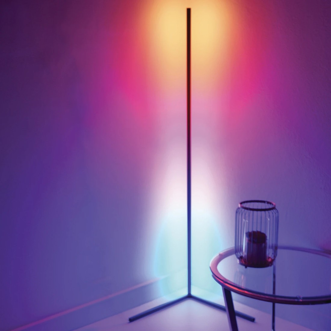 1 Mirabella Genio Wi-Fi 1.4m Pixel LED Corner Light, 1 of 3