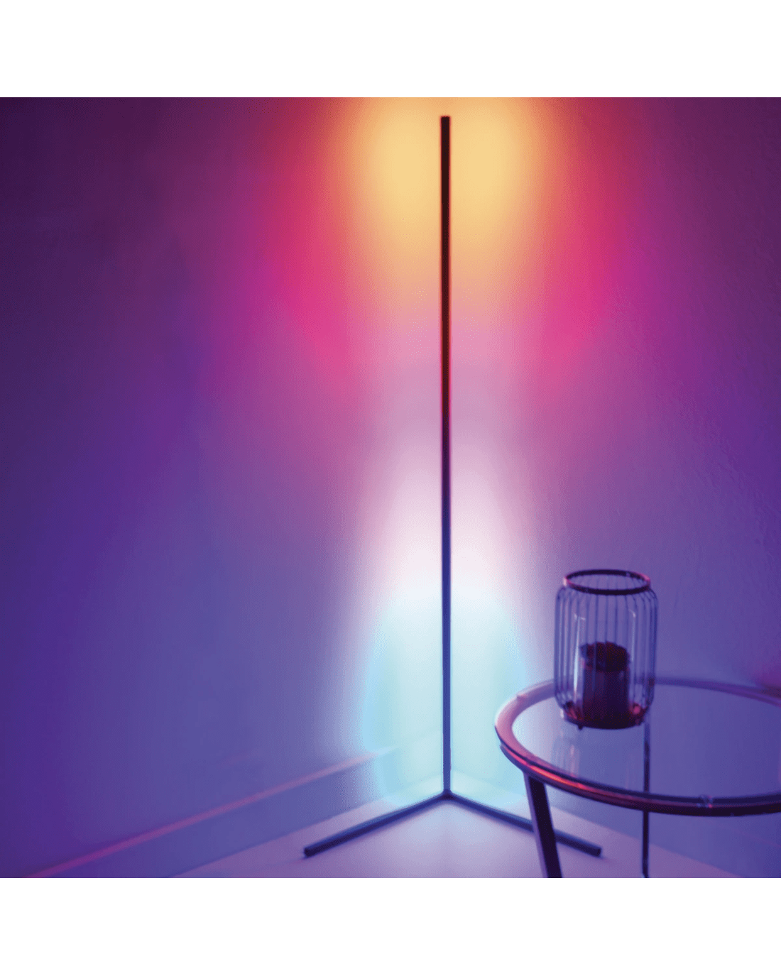 1 Mirabella Genio Wi-Fi 1.4m Pixel LED Corner Light, 1 of 3