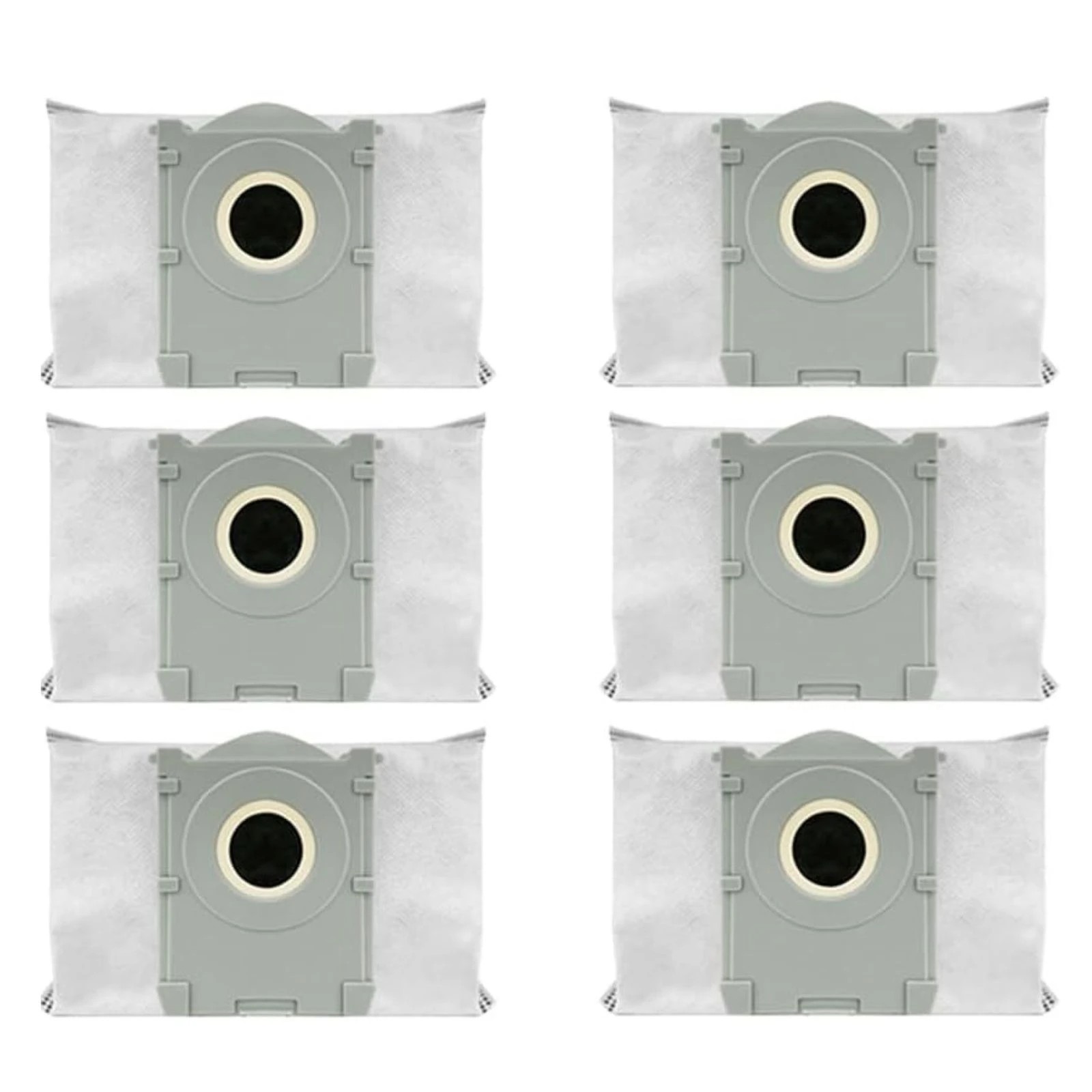 1 Hygieia 6 Dust Bags For Ecovacs Deebot X, T & N Series Robot Vacuum Cleaners - Grey, 1 of 3