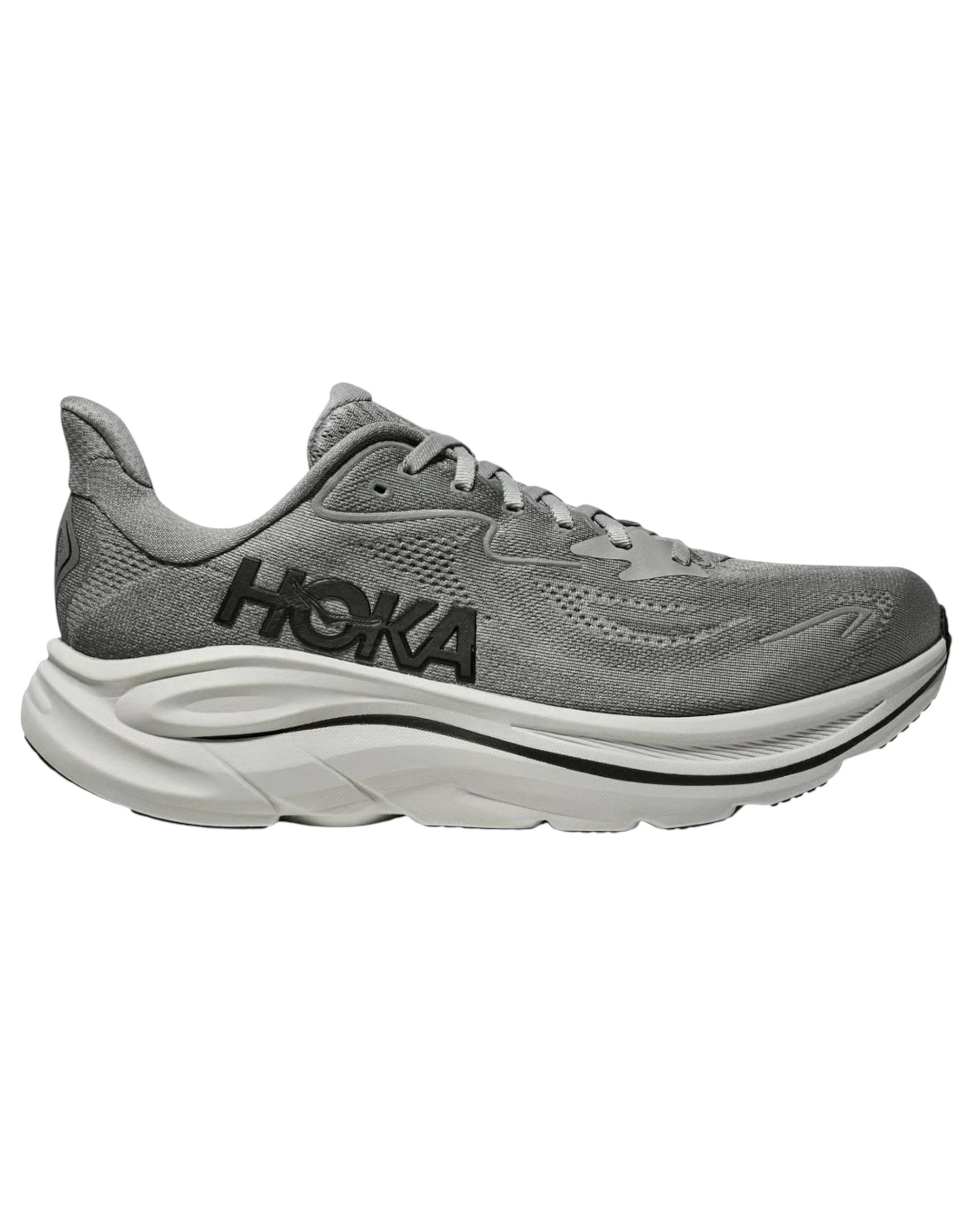 1 Hoka Mens Clifton 10 Athletic Running Shoes GALACTIC GREY, 1 of 8
