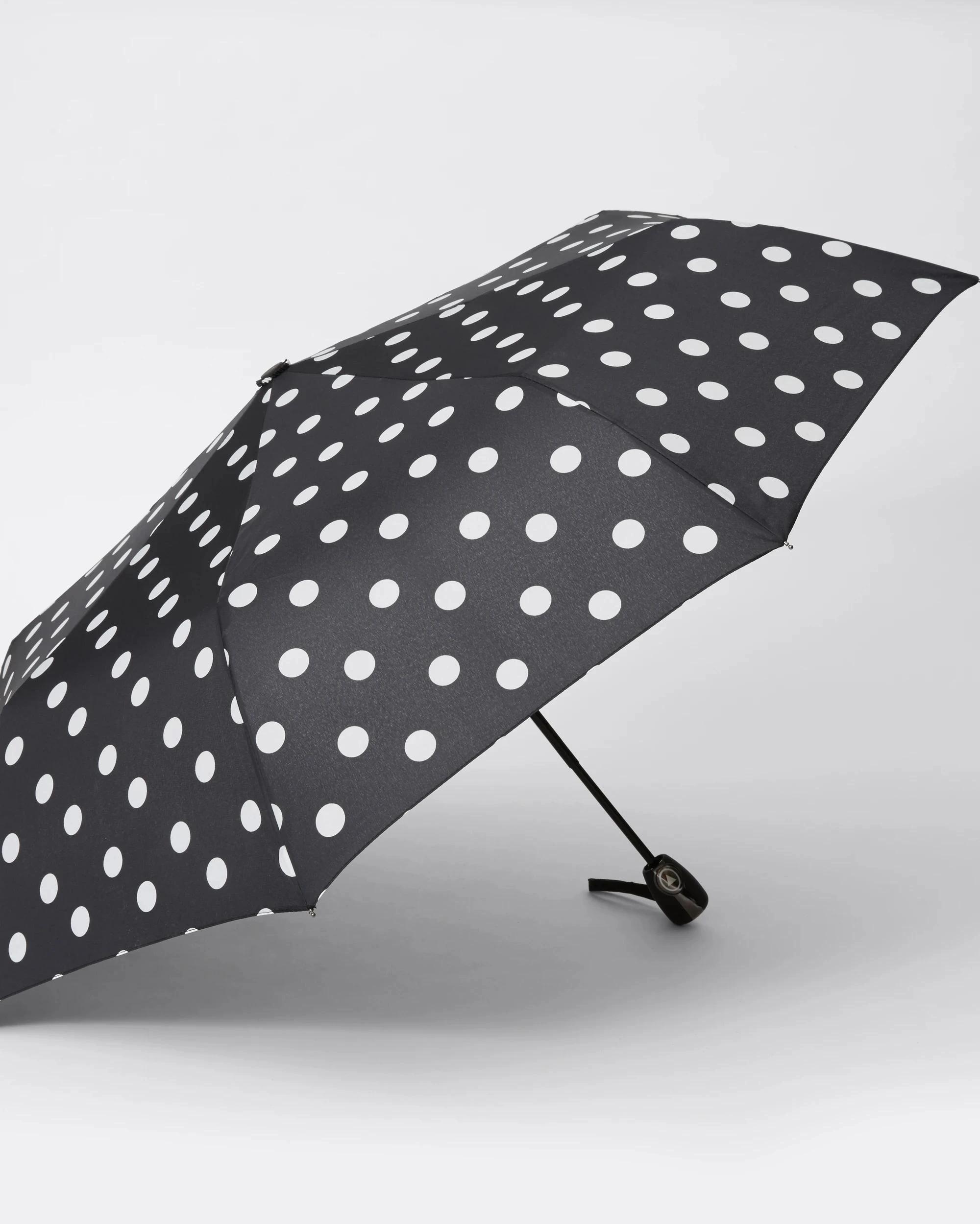 1 Rain and Shine Auto Open Compact Umbrella POLKA DOT, 1 of 1