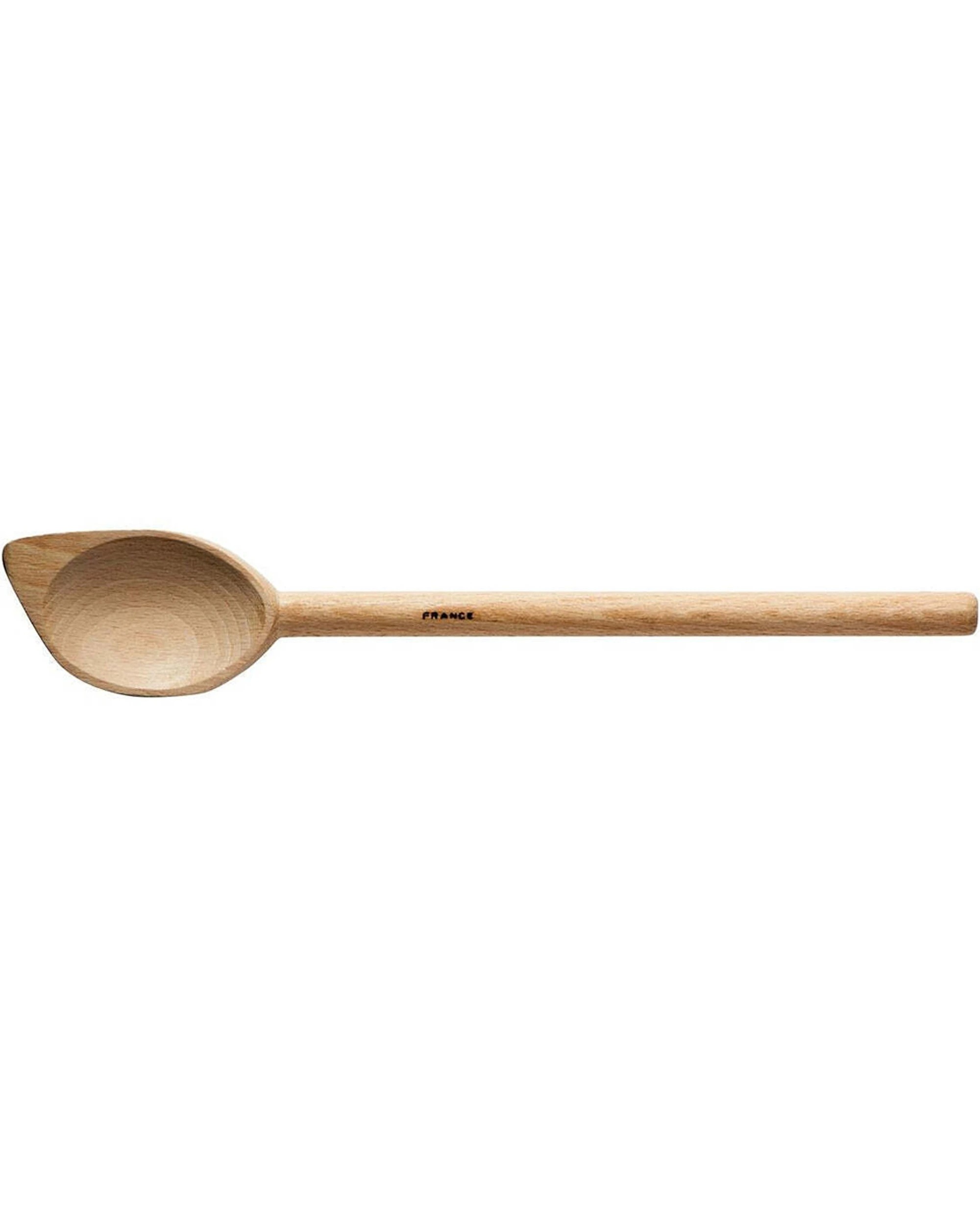 1 Avanti 30cm Wood Pointed Spoon Cooking Utensil Giant Natural - Natural, 1 of 1