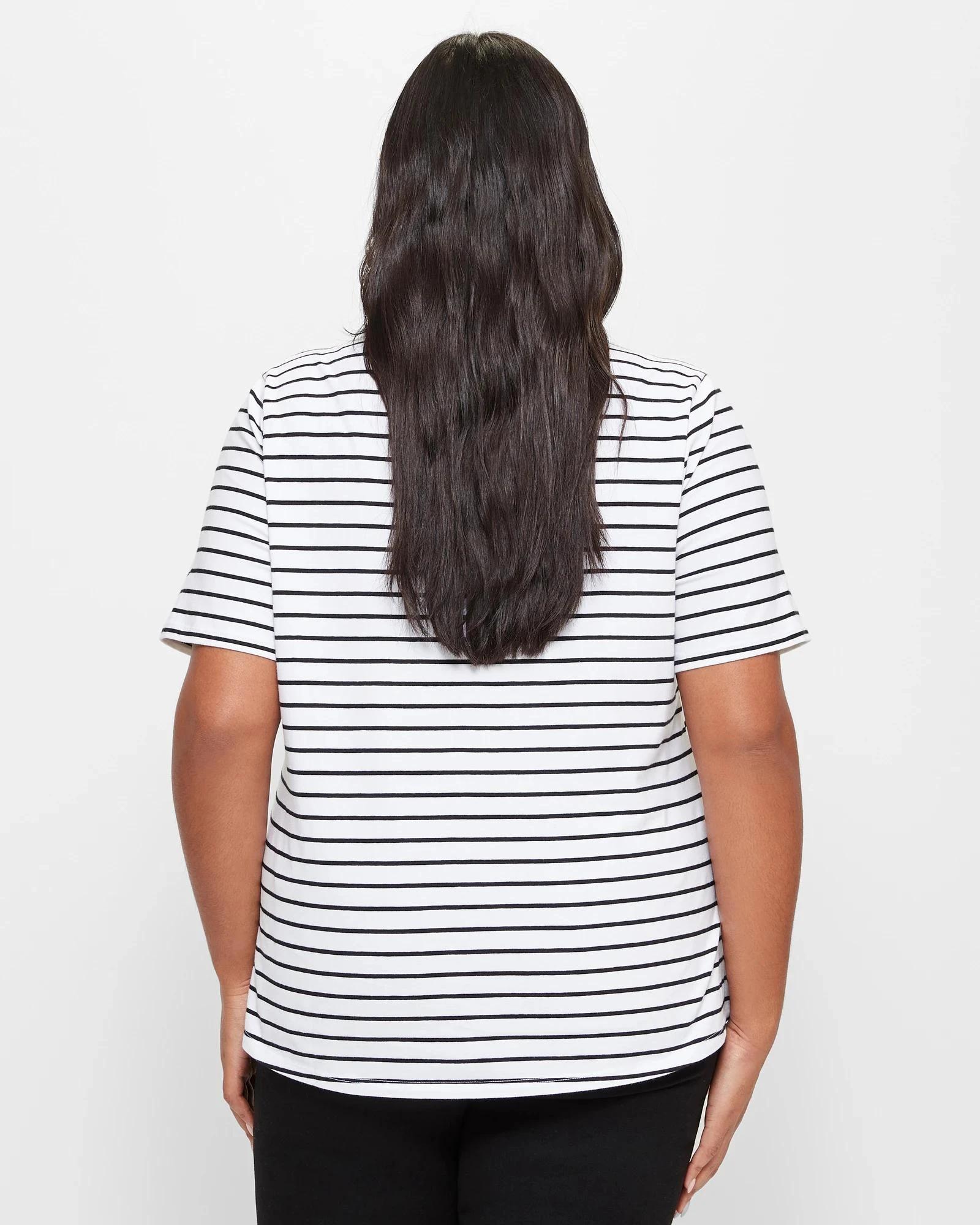 4 Target Plus Size Australian Cotton T-Shirt STRIPE, 4 of 5