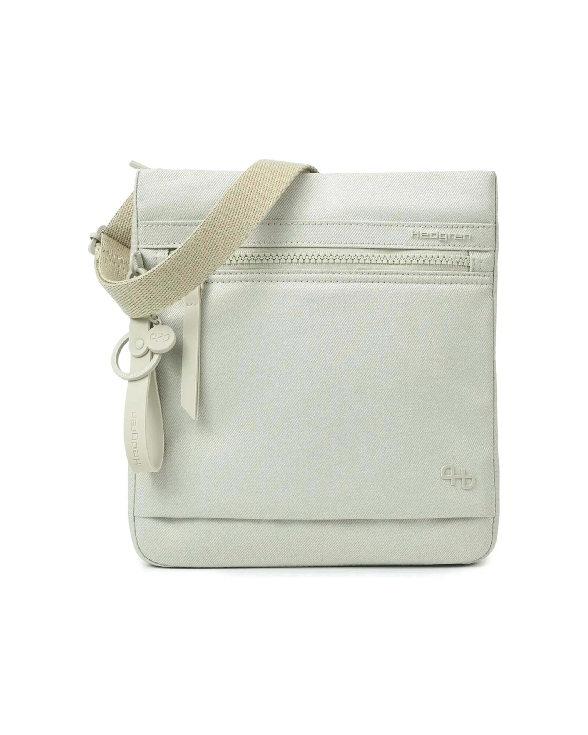 1 Hedgren Leonce Small Vertical Crossbody Bag with RFID Secure Design Jean Pussy Willow - Green, 1 of 7