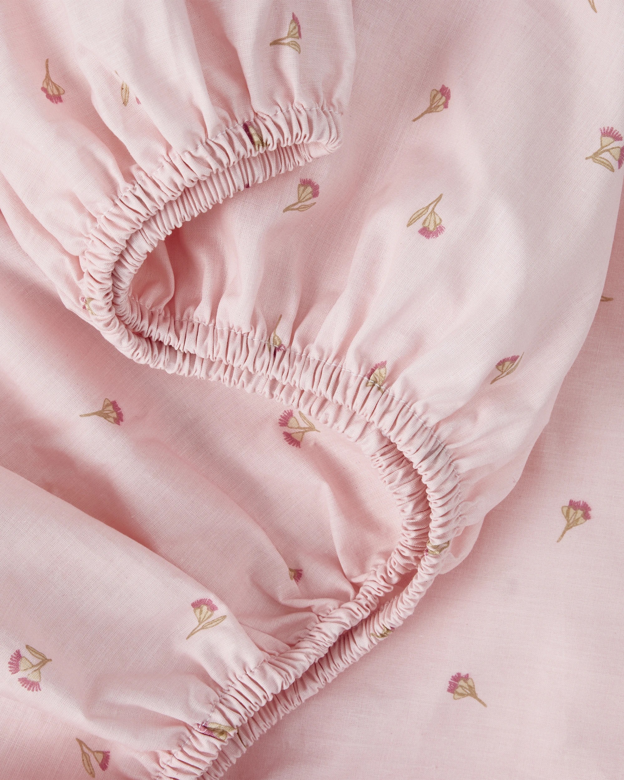 5 2 Pack 225 Thread Count Organic Cotton Fitted Cot Sheets - Natives, 5 of 6