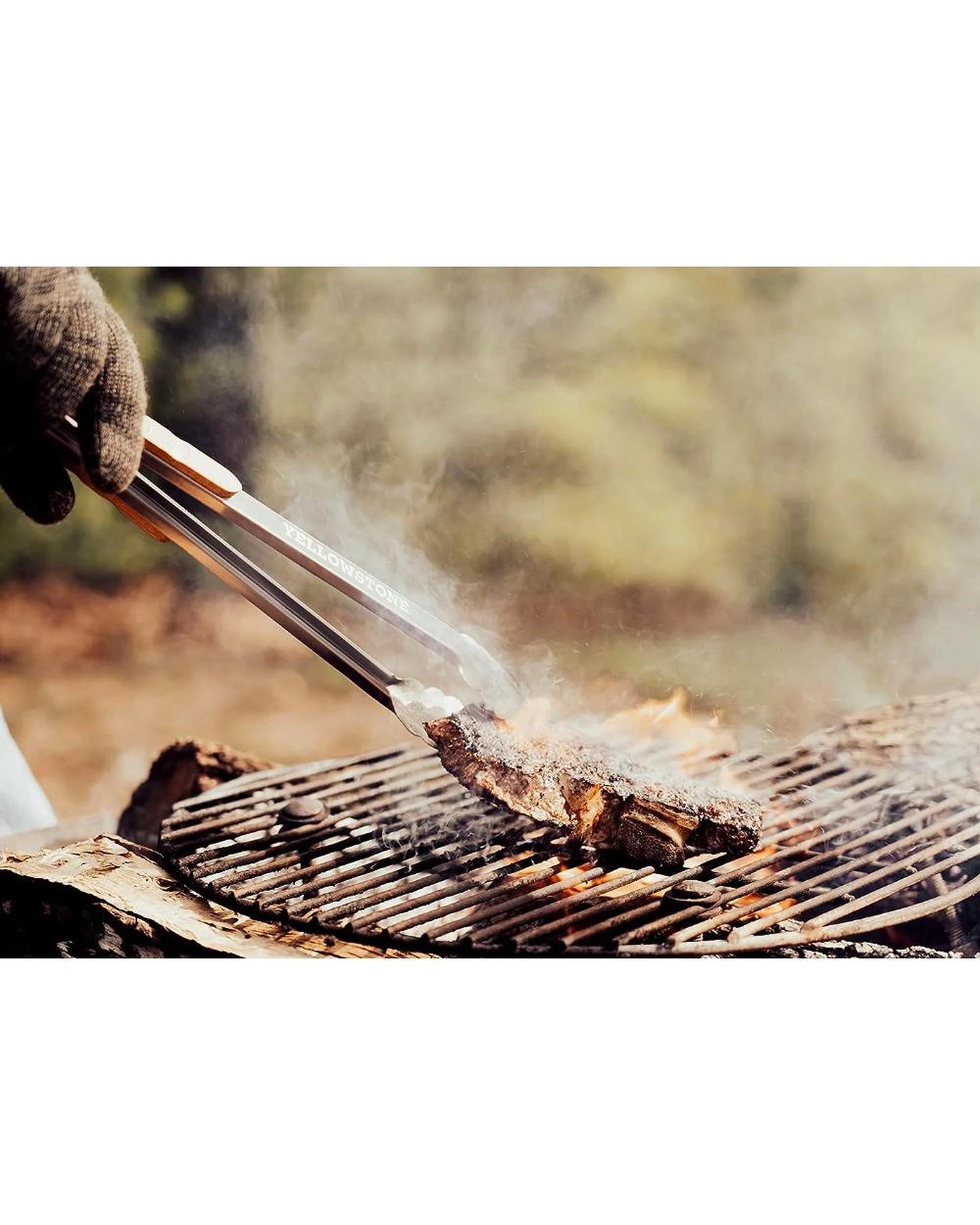 5 Proud Grill Company Yellowstone BBQ 2pc Tool Set  Spatula and Tongs, 5 of 10