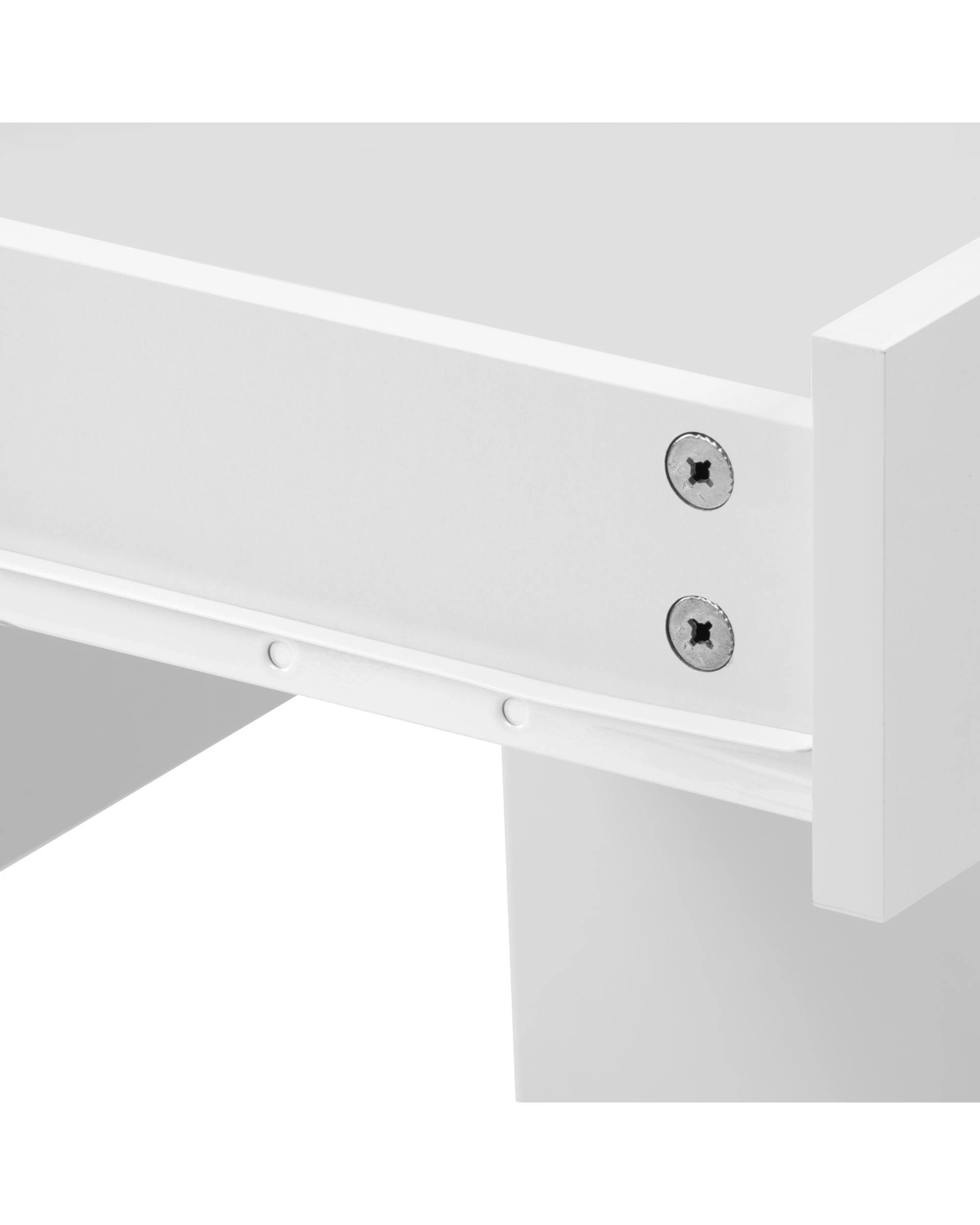 6 Kodu Belle Computer Desk Student Study Office Desk with Drawer - White, 6 of 8