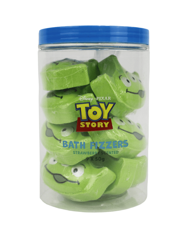 Disney Pixar Toy Story 9 Piece Bath Fizzers - Strawberry Sce