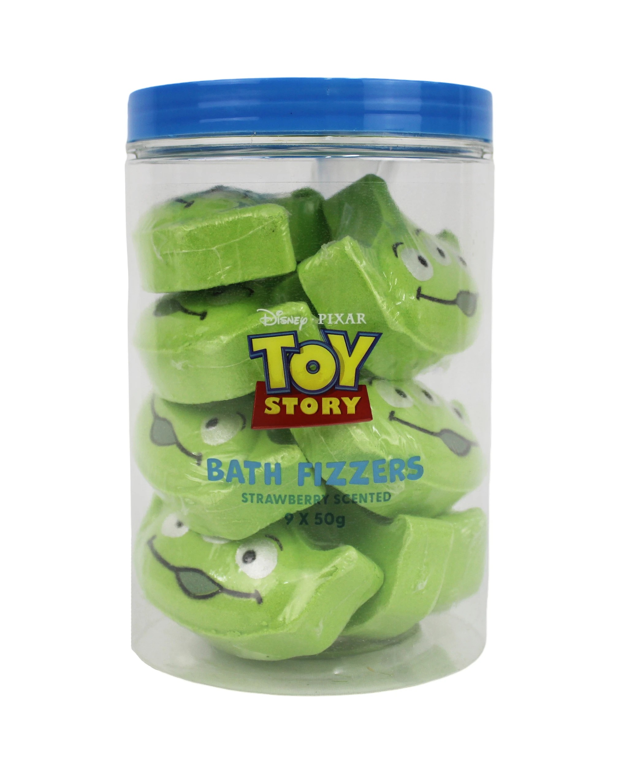 1 Disney Pixar Toy Story 9 Piece Bath Fizzers - Strawberry Scented, 1 of 4