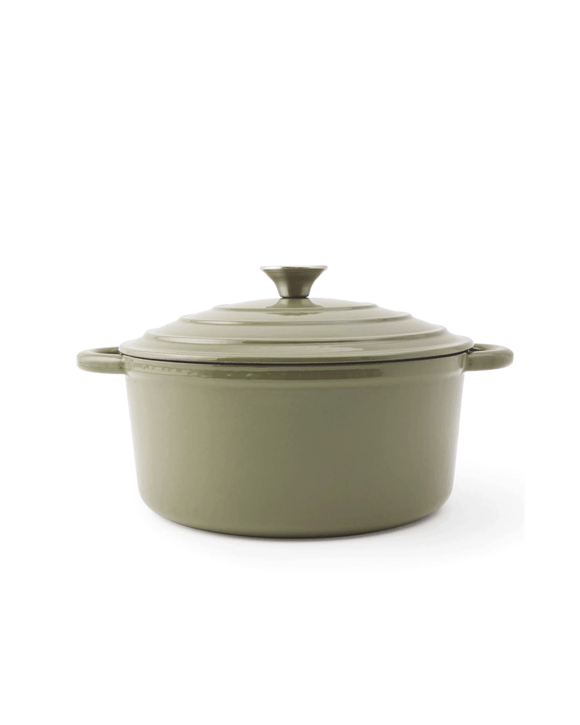 5L Cast Iron Casserole - Green