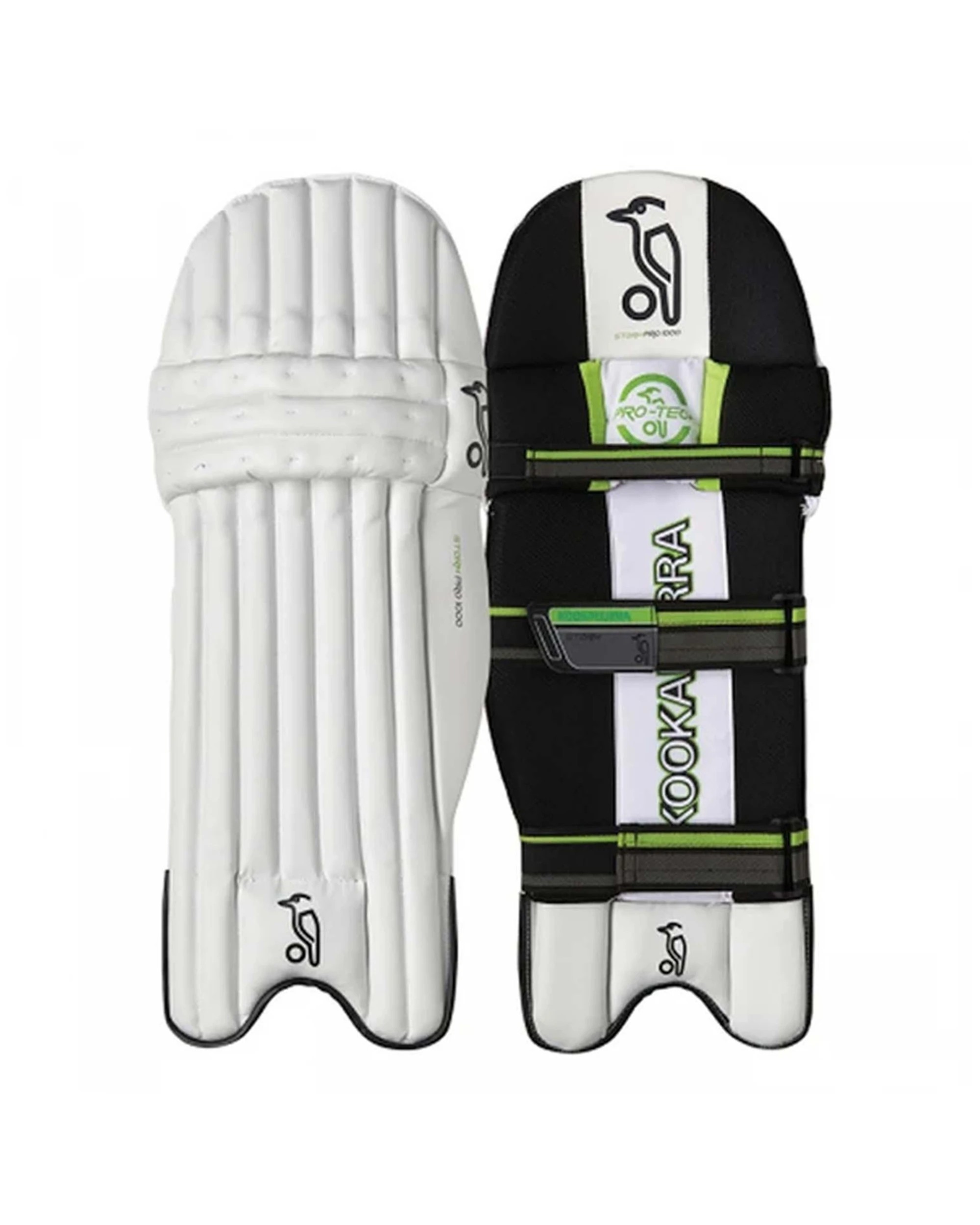1 Kookaburra Storm Pro 1000 Batting Leg Guards Pads Left Hand Over Size Medium - Multi, 1 of 2
