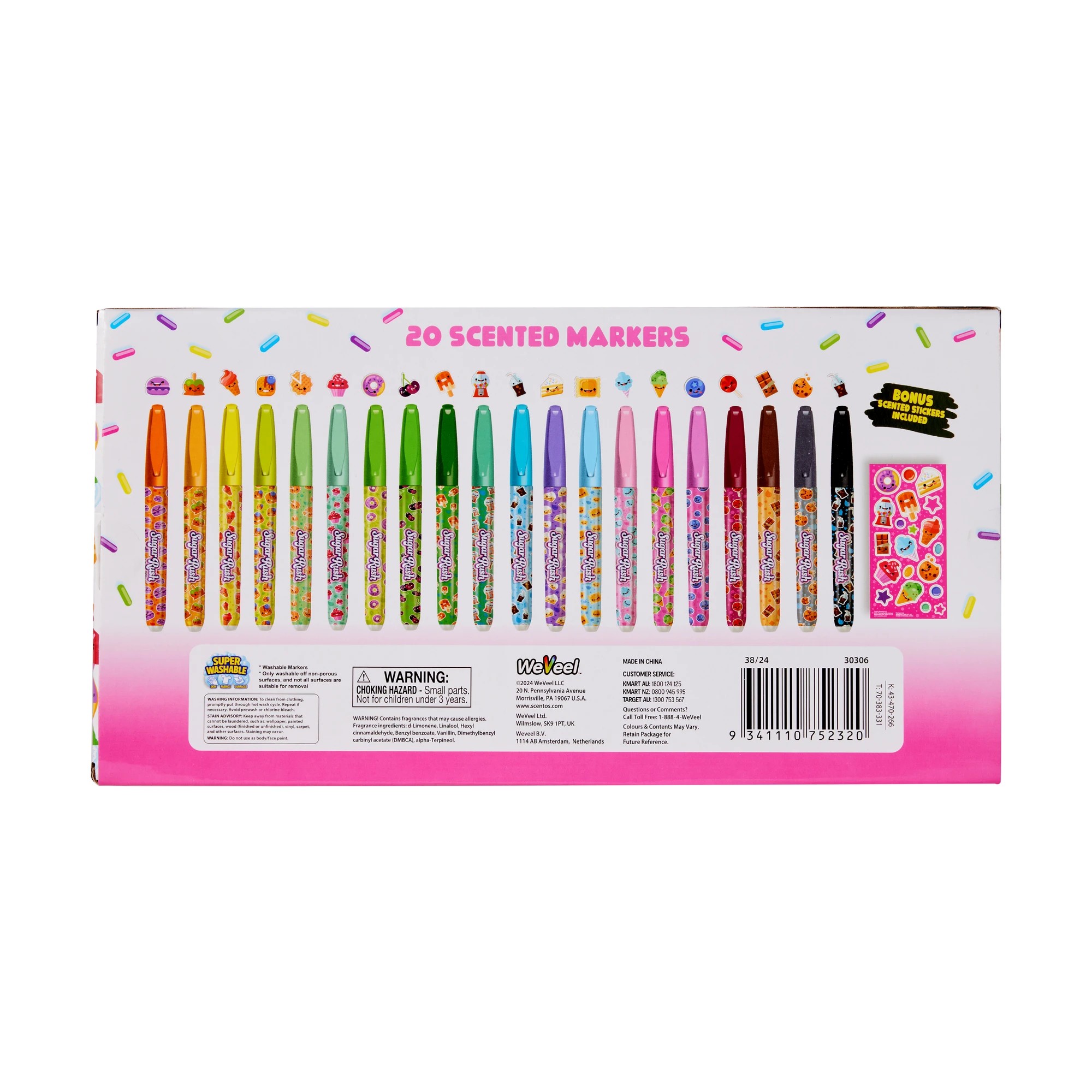 5 20 Pack Scentos Sugar Rush Scented Markers, 5 of 5