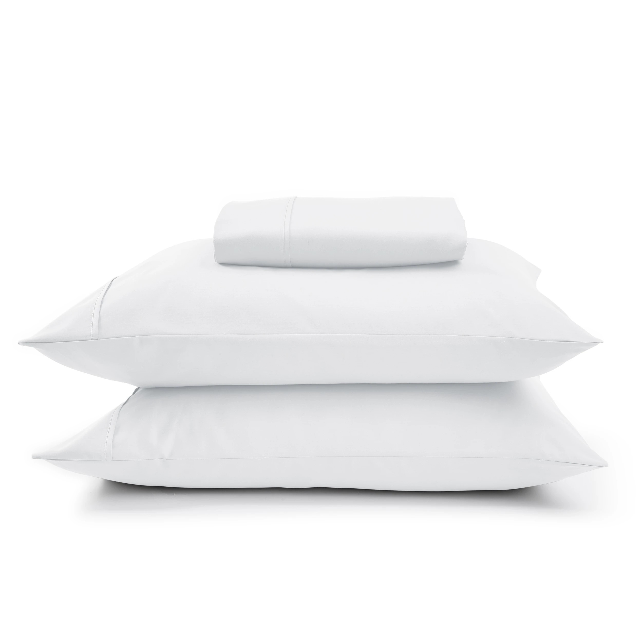 2 1000 Thread Count Cotton Rich Sheet Set - King Bed, White, 2 of 5