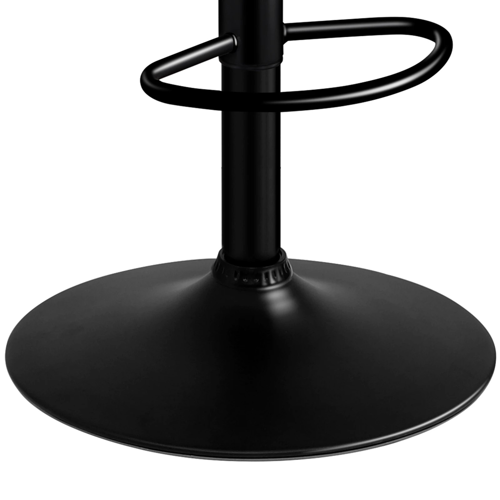 9 Alfordson 2x Bar Stool Kitchen Swivel Chair Wooden Boucle Ramiro - White, 9 of 10