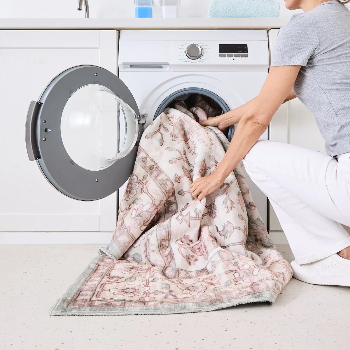 7 Lila Soft Washable Rug - Extra Large - 270cm x 180cm, 7 of 9