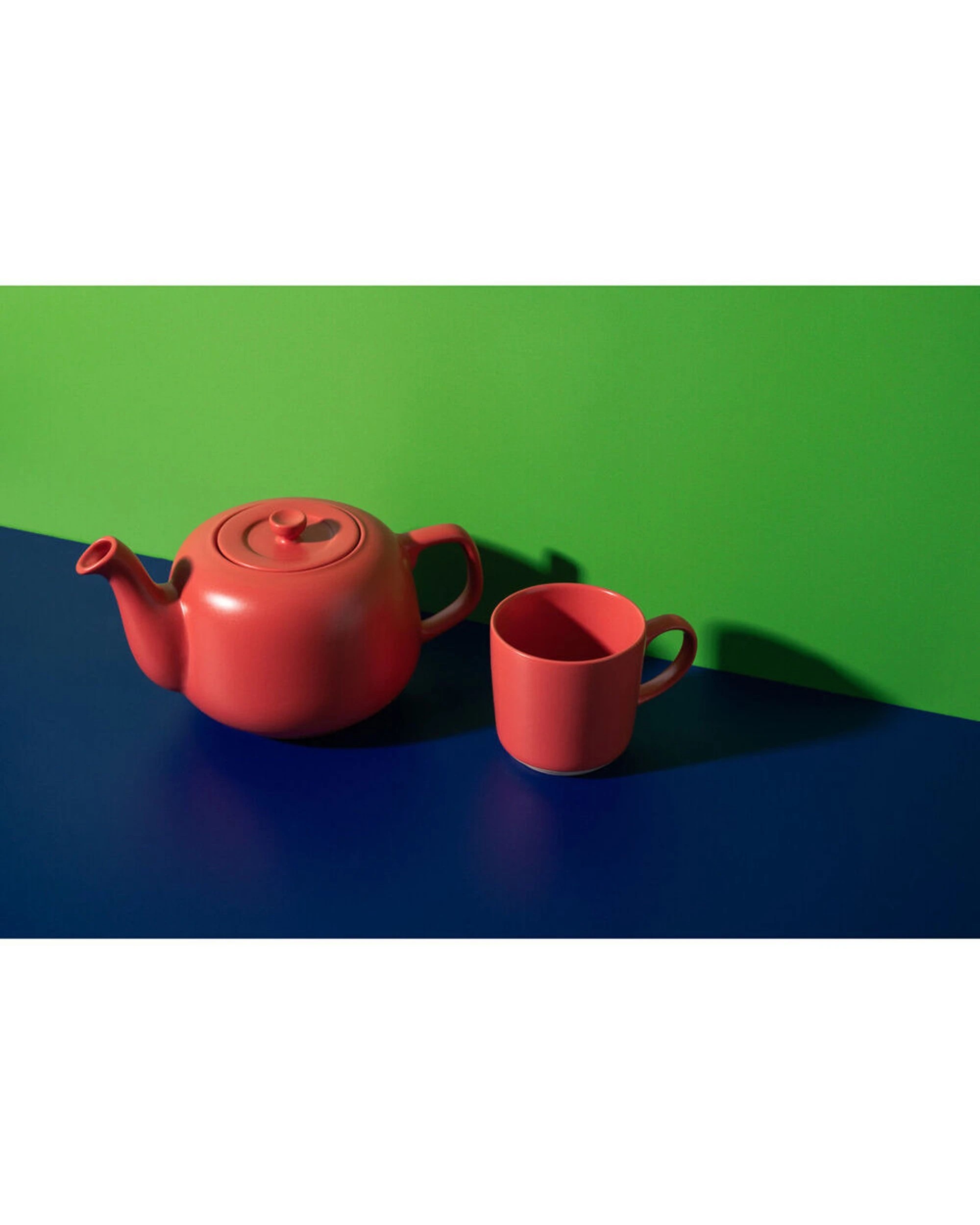 5 La Cafetiere 2PK Stoneware Classic Teapot Kettle 1.2L - Red, 5 of 7