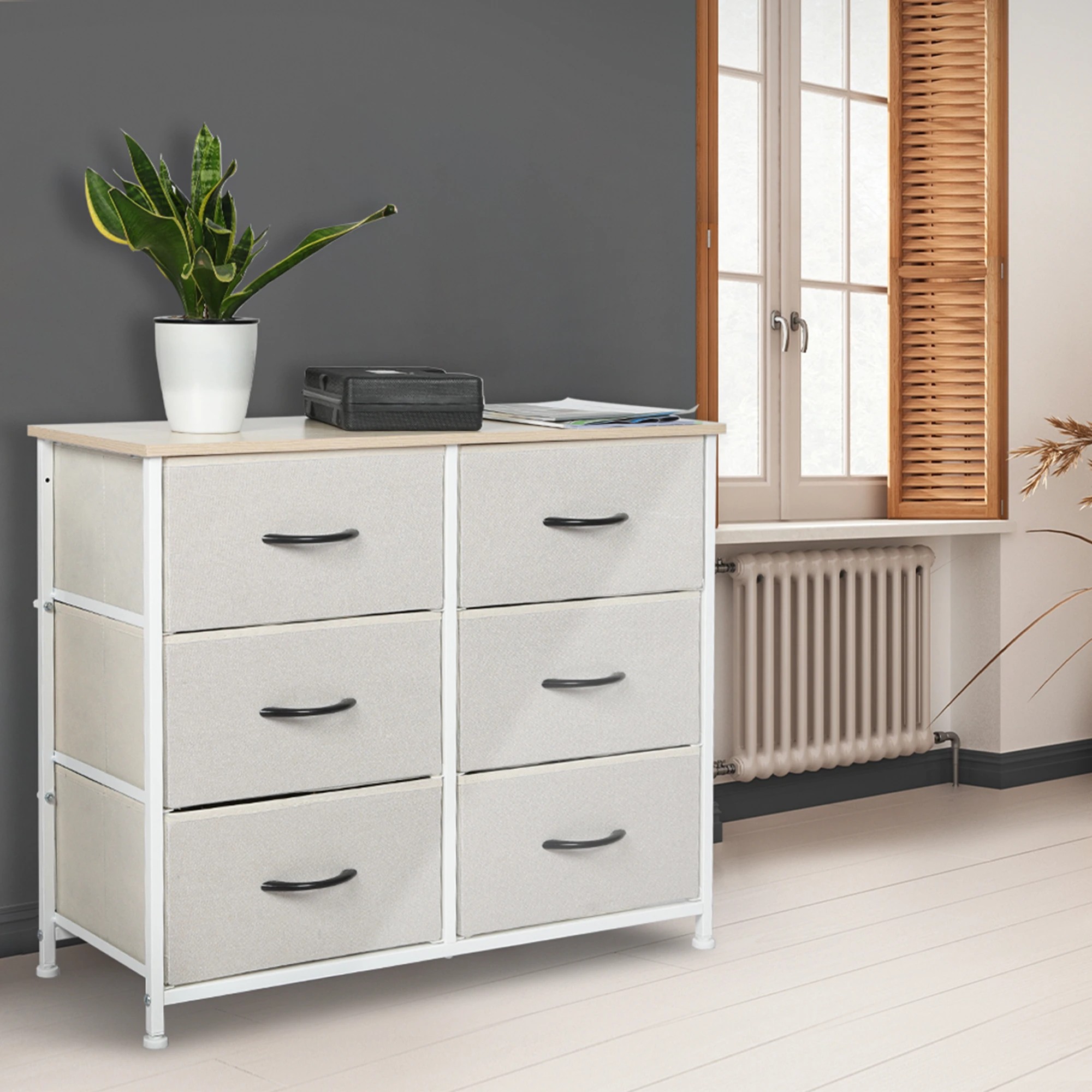 8 Levede Chest Of Drawers - Beige, 8 of 9