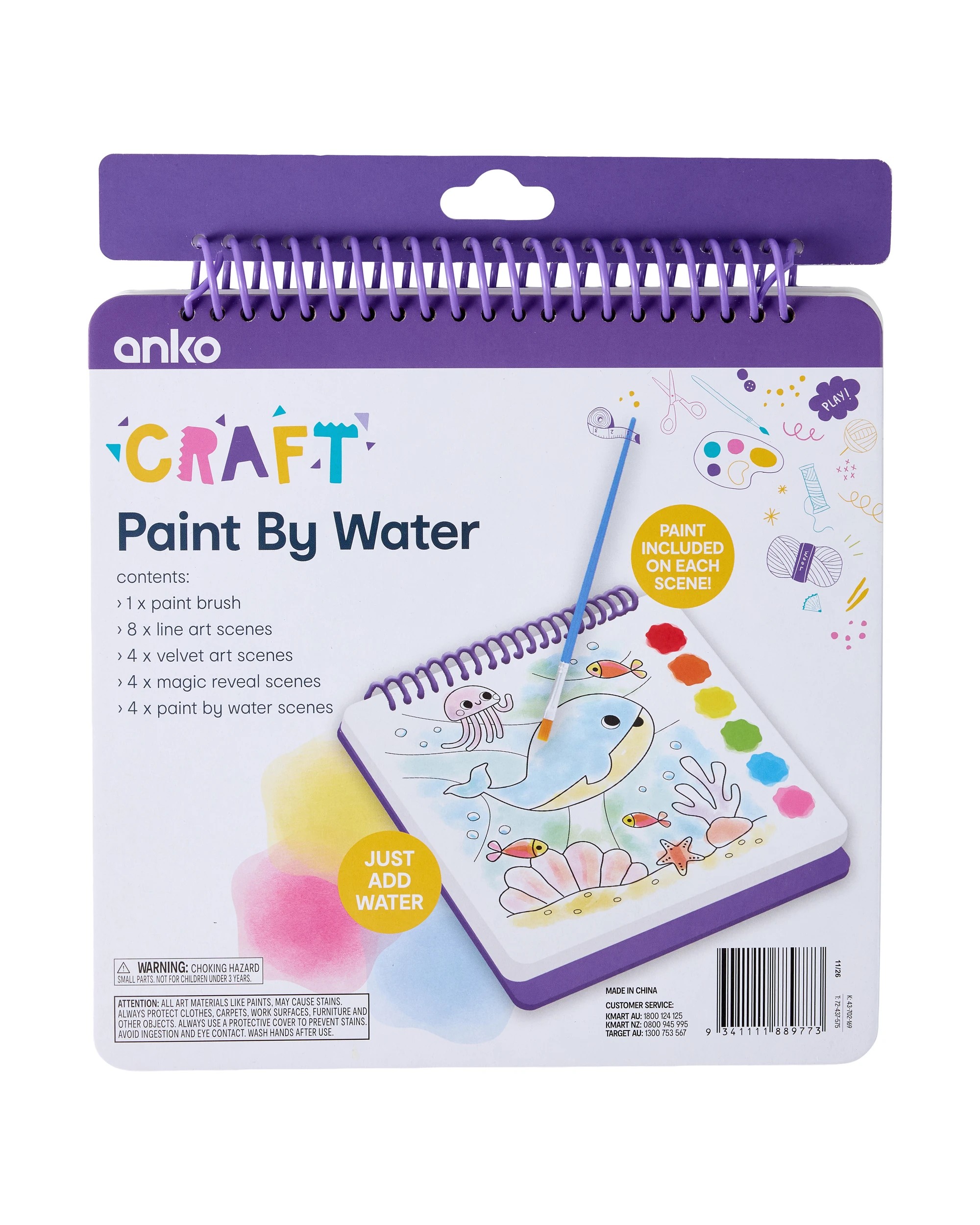 5 Paint by Water Activity Set, 5 of 5