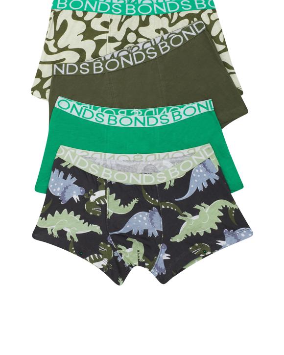 Bonds Boys Trunks 4 Pack
