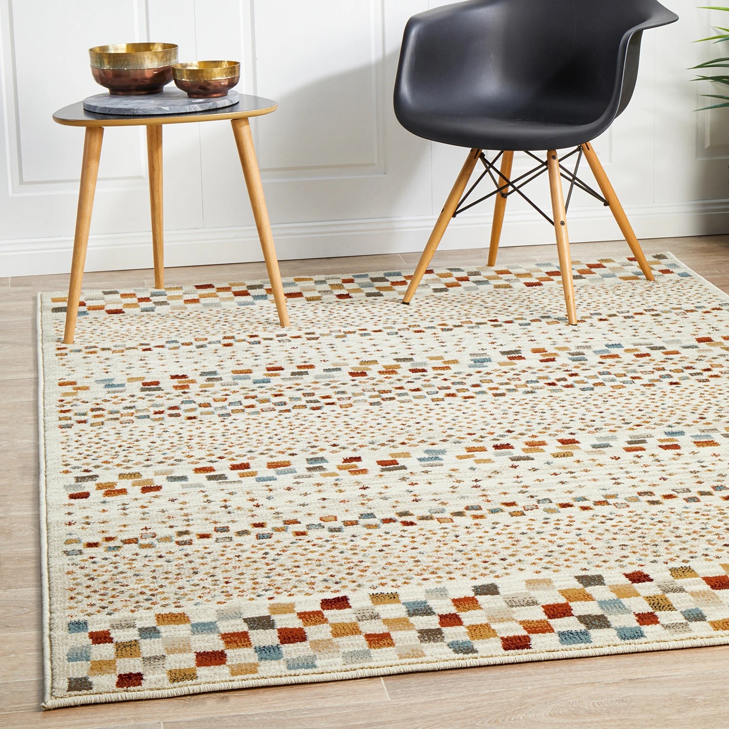 1 Common Ground Rugs Windsor 431 400x300cm - Extra Extra Large Power Loomed Pet Friendly Floor Rug - Beige, 1 of 8