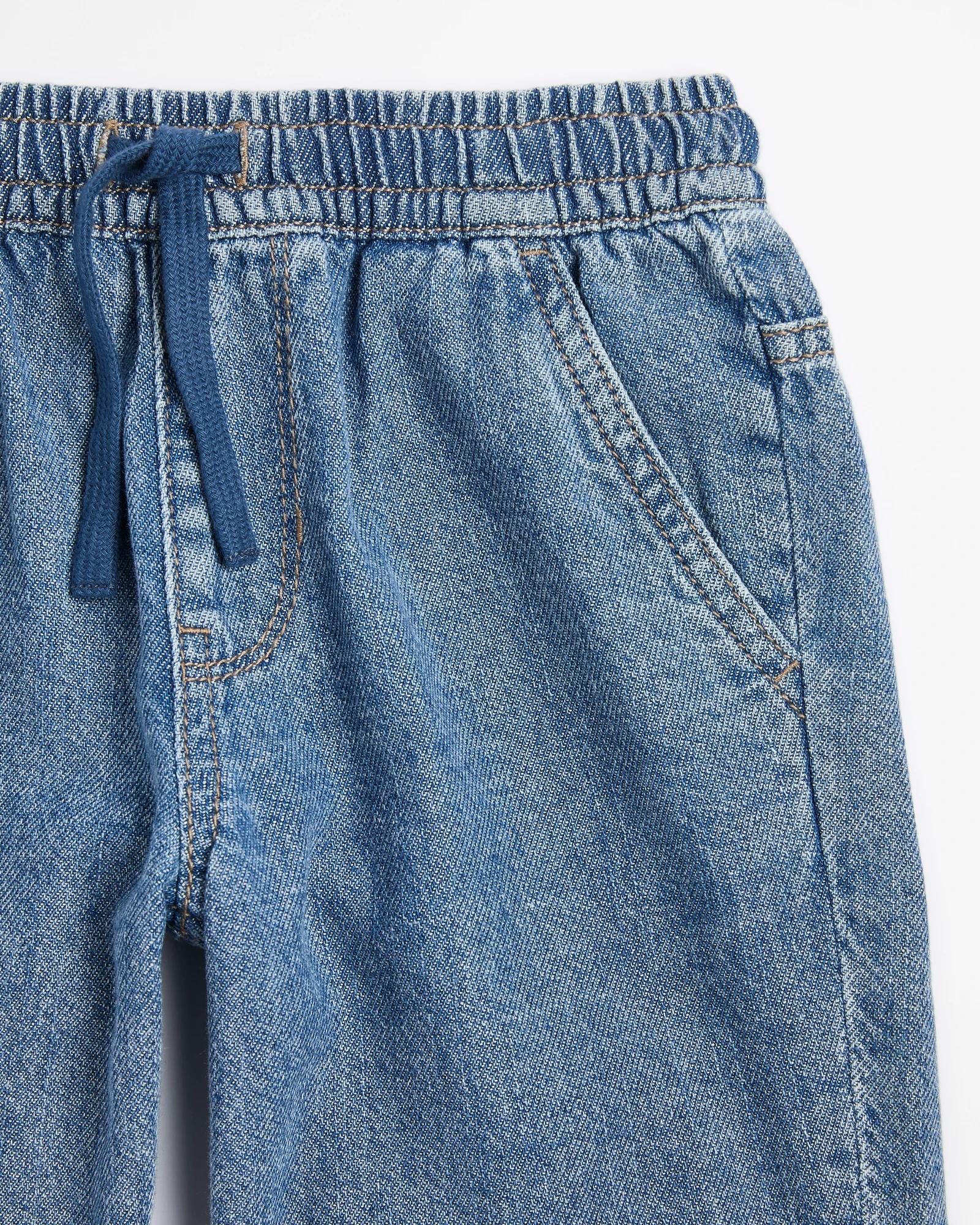 2 Target Denim Pull On Volley Shorts MID WASH, 2 of 3