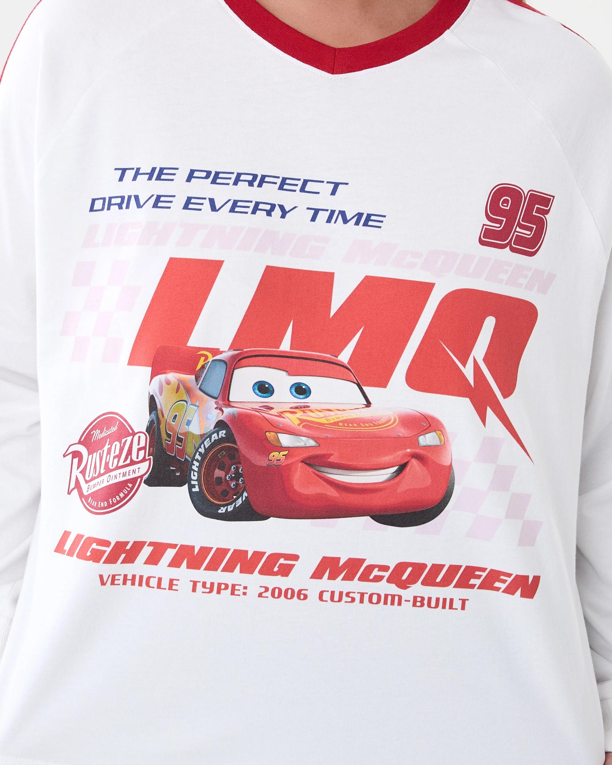 6 Cars License Long Sleeve Oversized T-shirt Carsls, 6 of 7