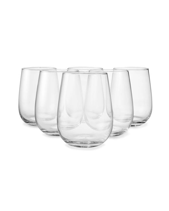 6 Positano Stemless Glasses