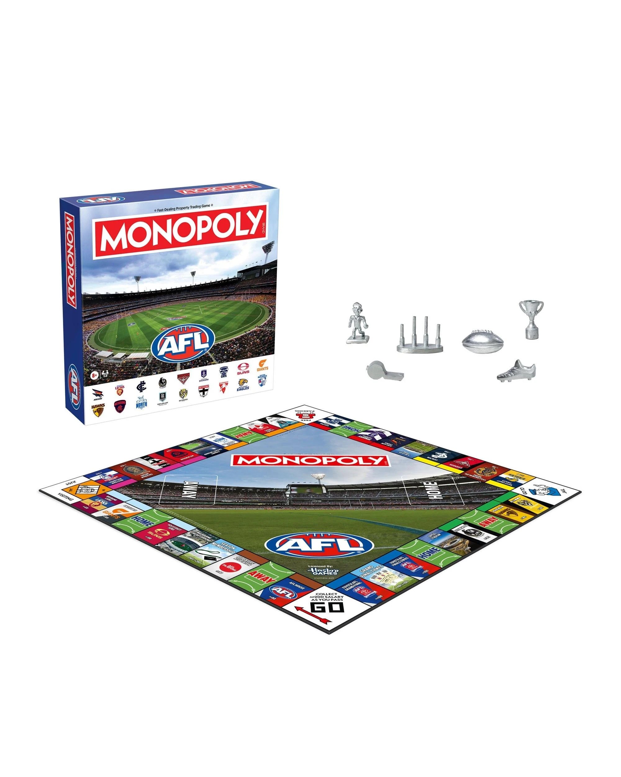 2 Monopoly AFL Refresh Edition Board Game, 2 of 9