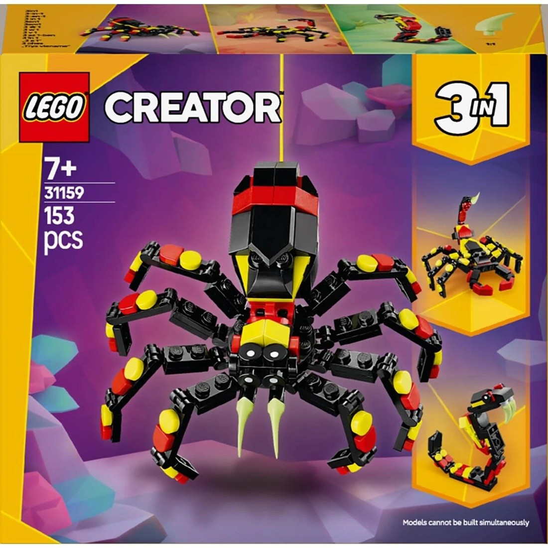 1 LEGO Creator Wild Animals: Surprising Spider 31159, 1 of 10