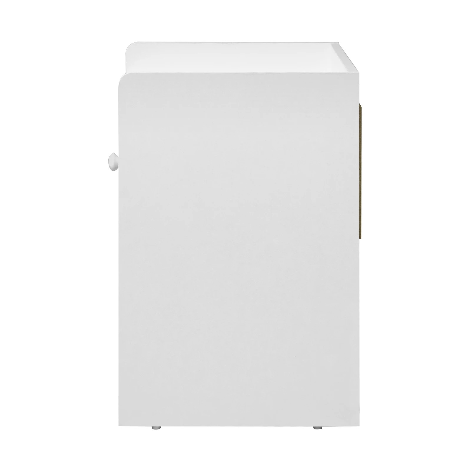 8 Oikiture Bedside Tables Side Table White Nightstand Storage Drawer Shelf
 - White, 8 of 10