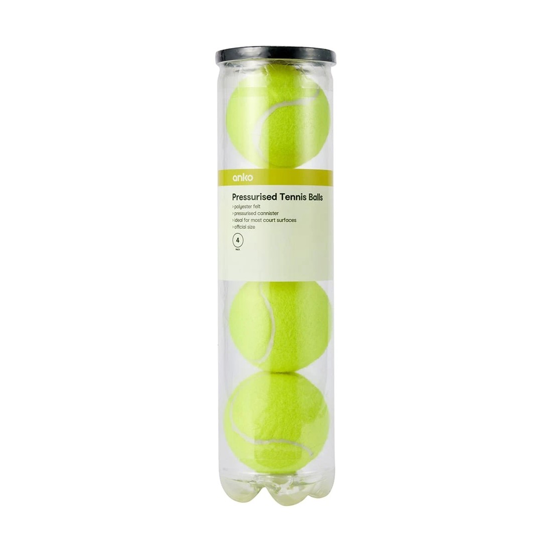 1 4 Pack Pressurised Tennis Balls, 1 of 5
