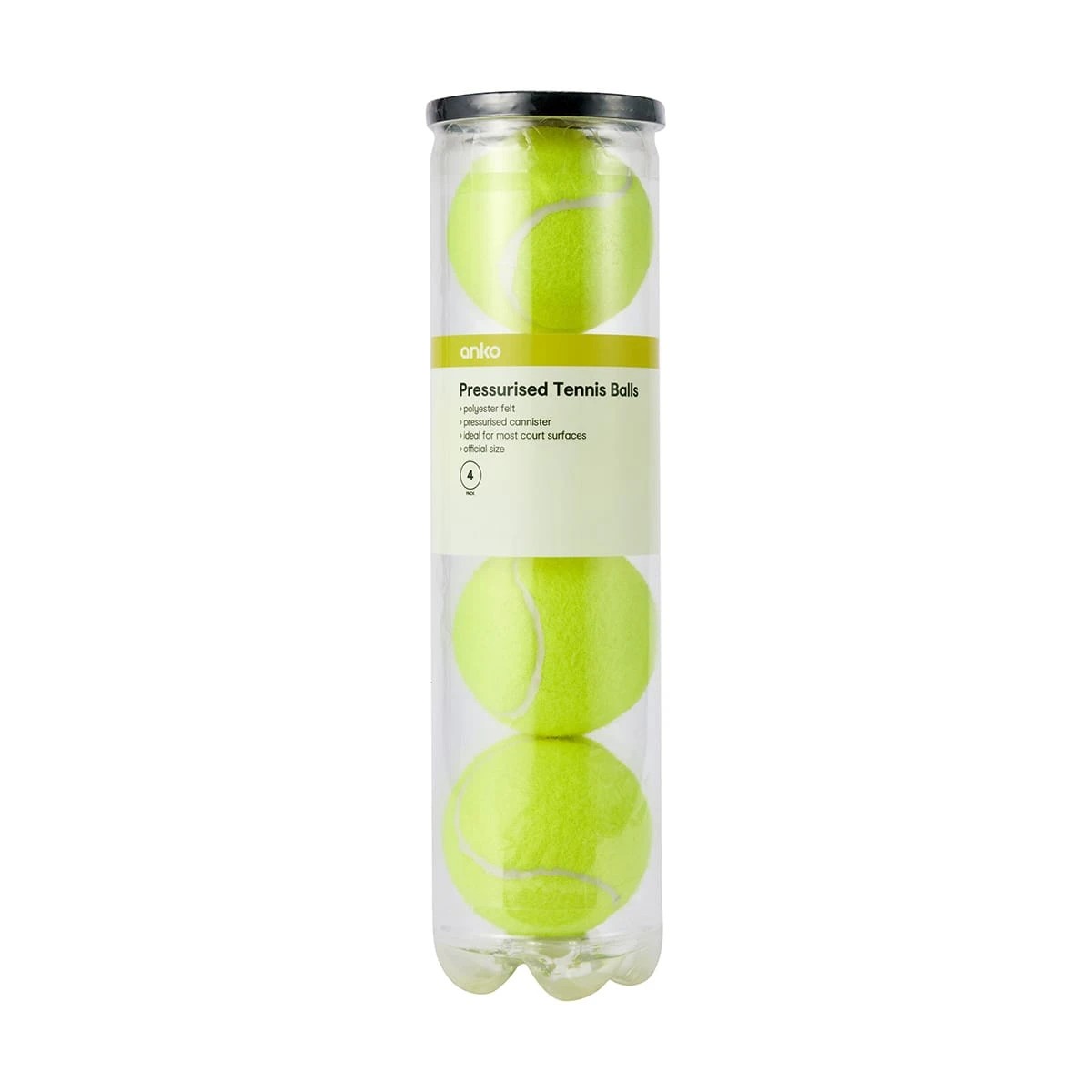 1 4 Pack Pressurised Tennis Balls, 1 of 5