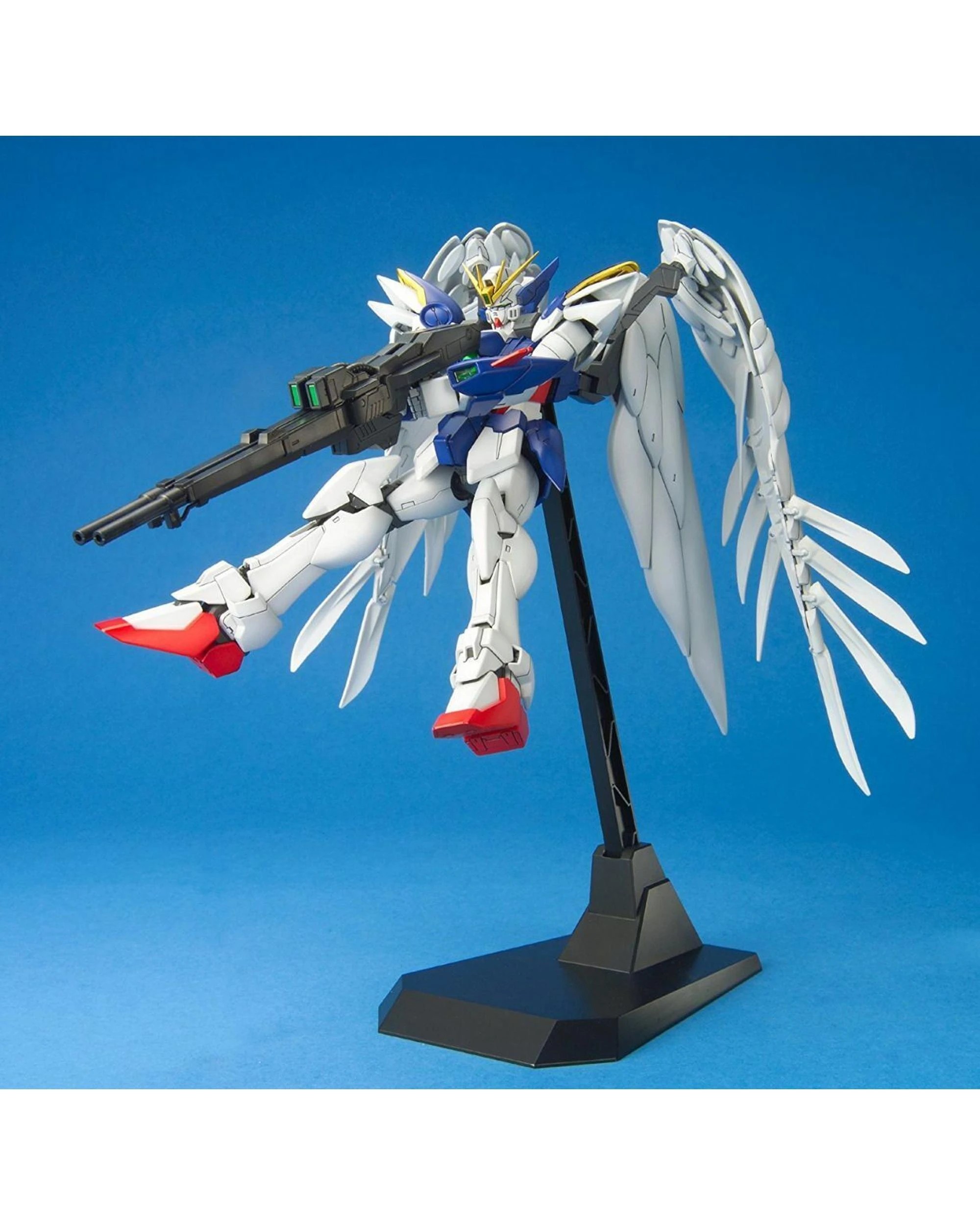 8 Bandai Gundam Master Grade Wing Gundam Zero Custom 1:100 Scale Model Kit, 8 of 8